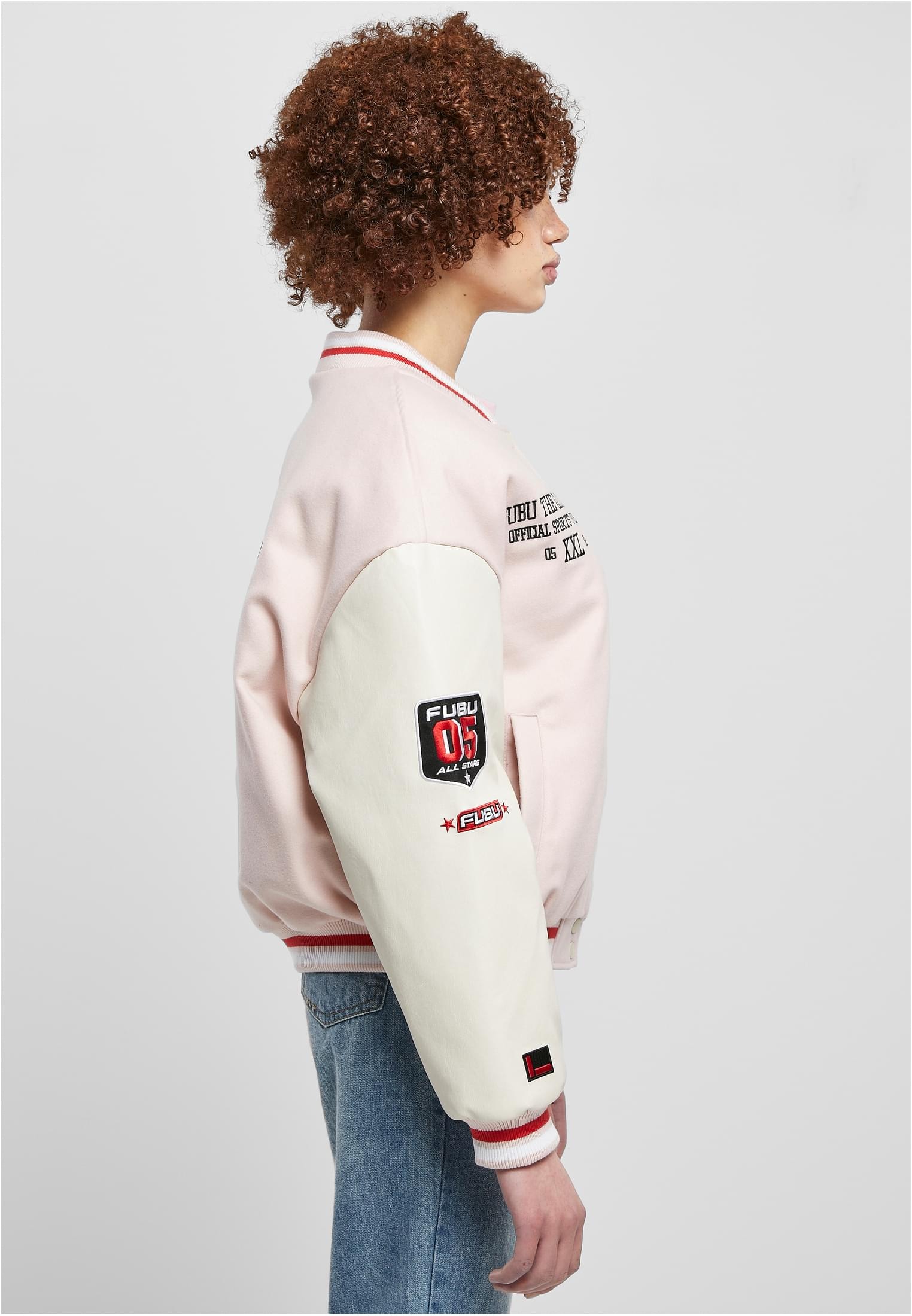 Fubu Sommerjacke »Damen FW231-017-2 FUBU College Varsity Jacket«, (1 St.),  ohne Kapuze für bestellen | BAUR | Jacken