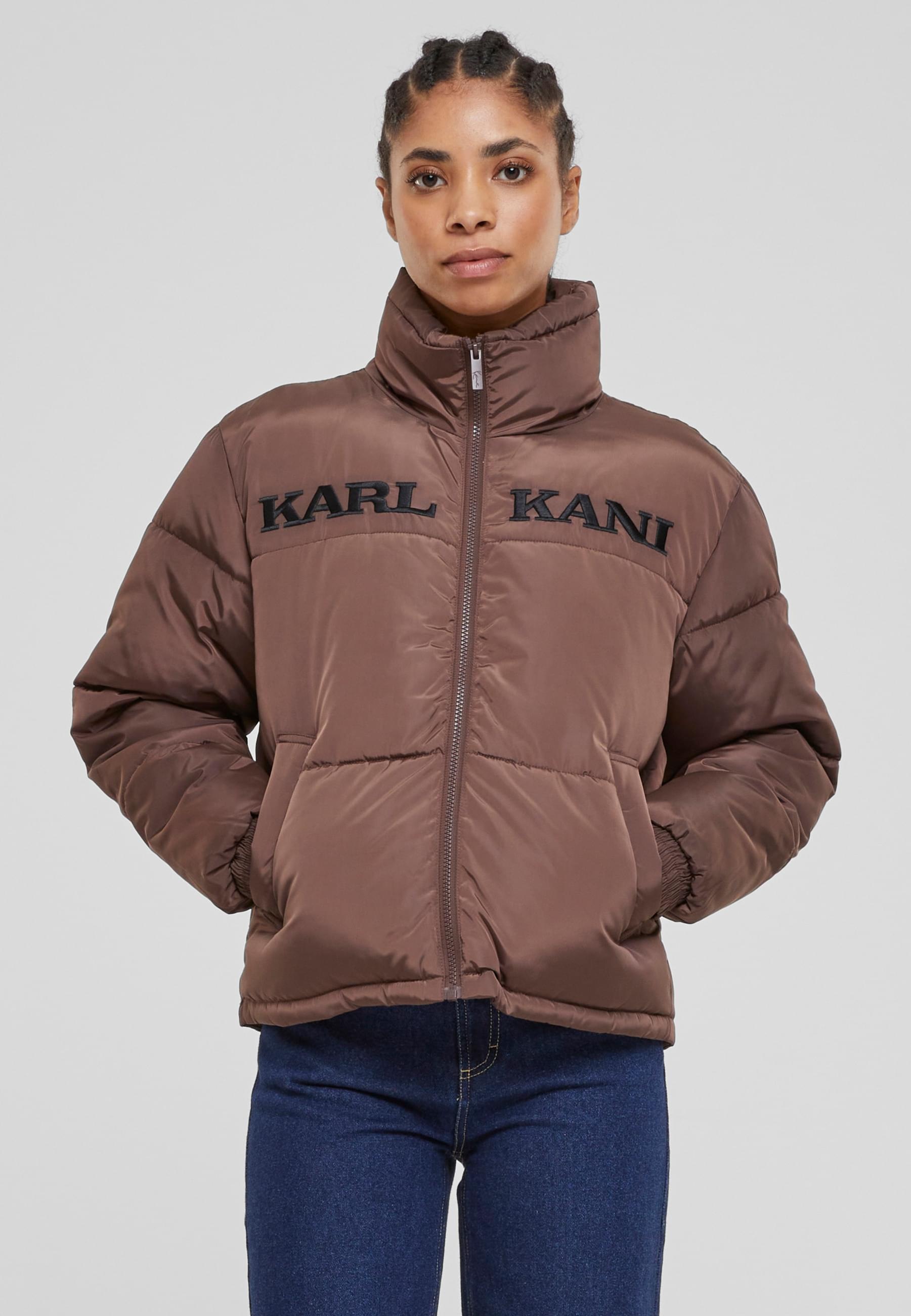 Karl Kani Winterjacke »Karl Kani Damen KW-JK012-021-04 KK Retro Essential Puffer Jacket«, (1 St.), ohne Kapuze