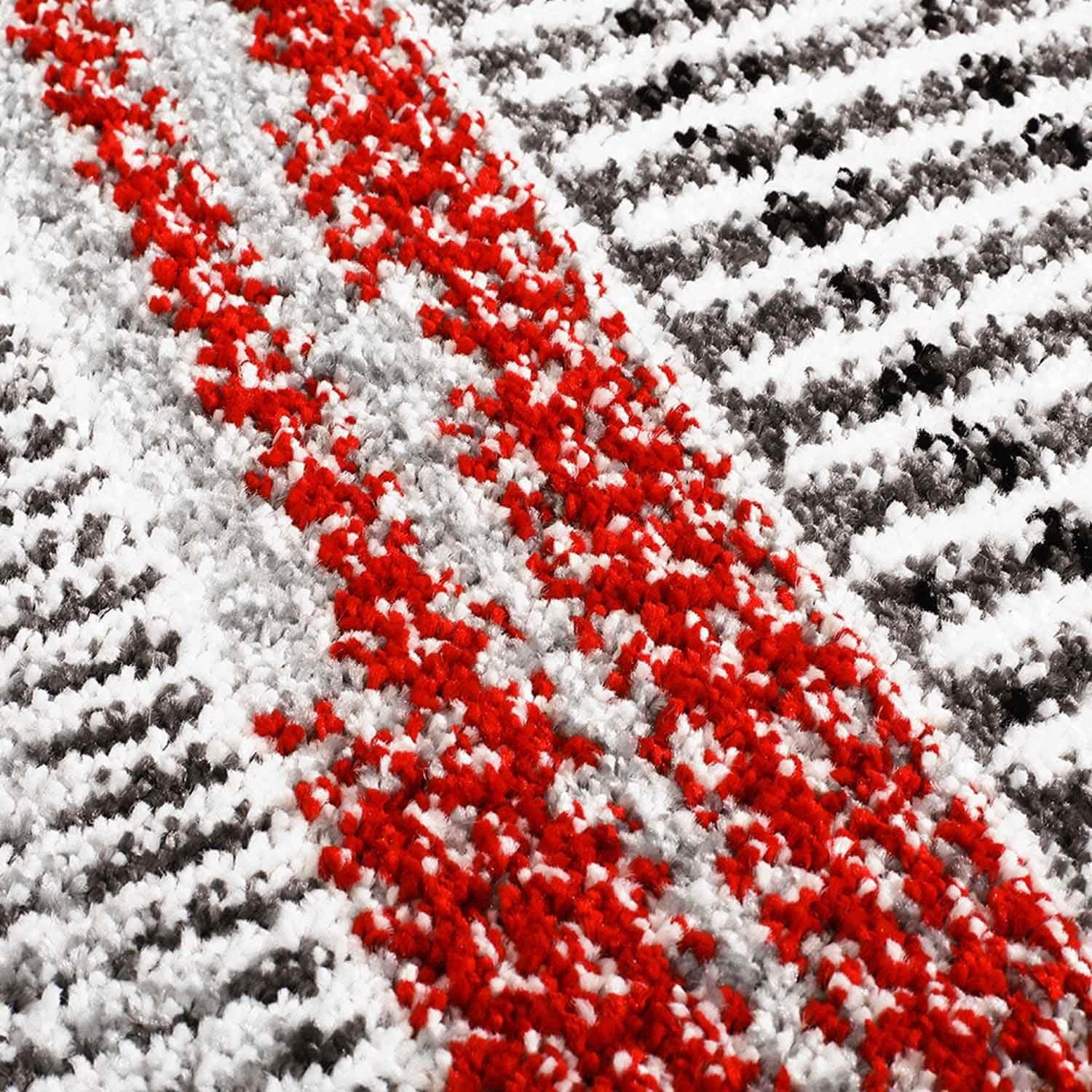 Carpet City Teppich »Moda 1142« rechteckig 11 mm Höhe Läufer, Kurzflor, Wohnzimmer