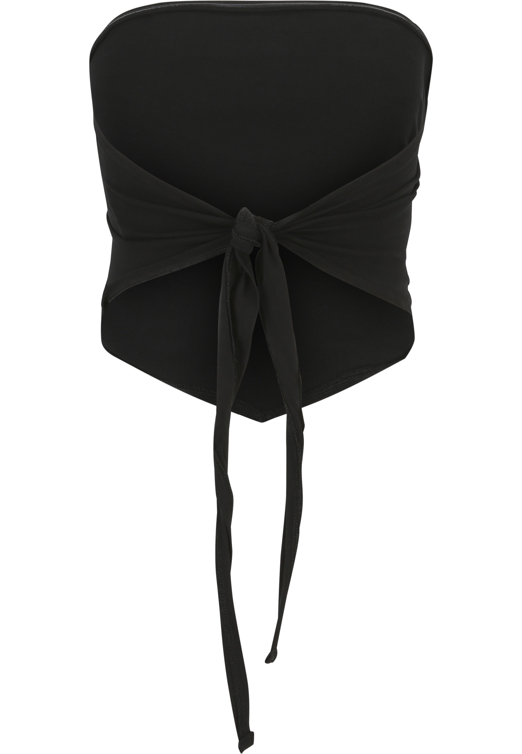 URBAN CLASSICS Bandeautop »Urban Classics Ladies Knotted Bandeau Top 2-Pack«