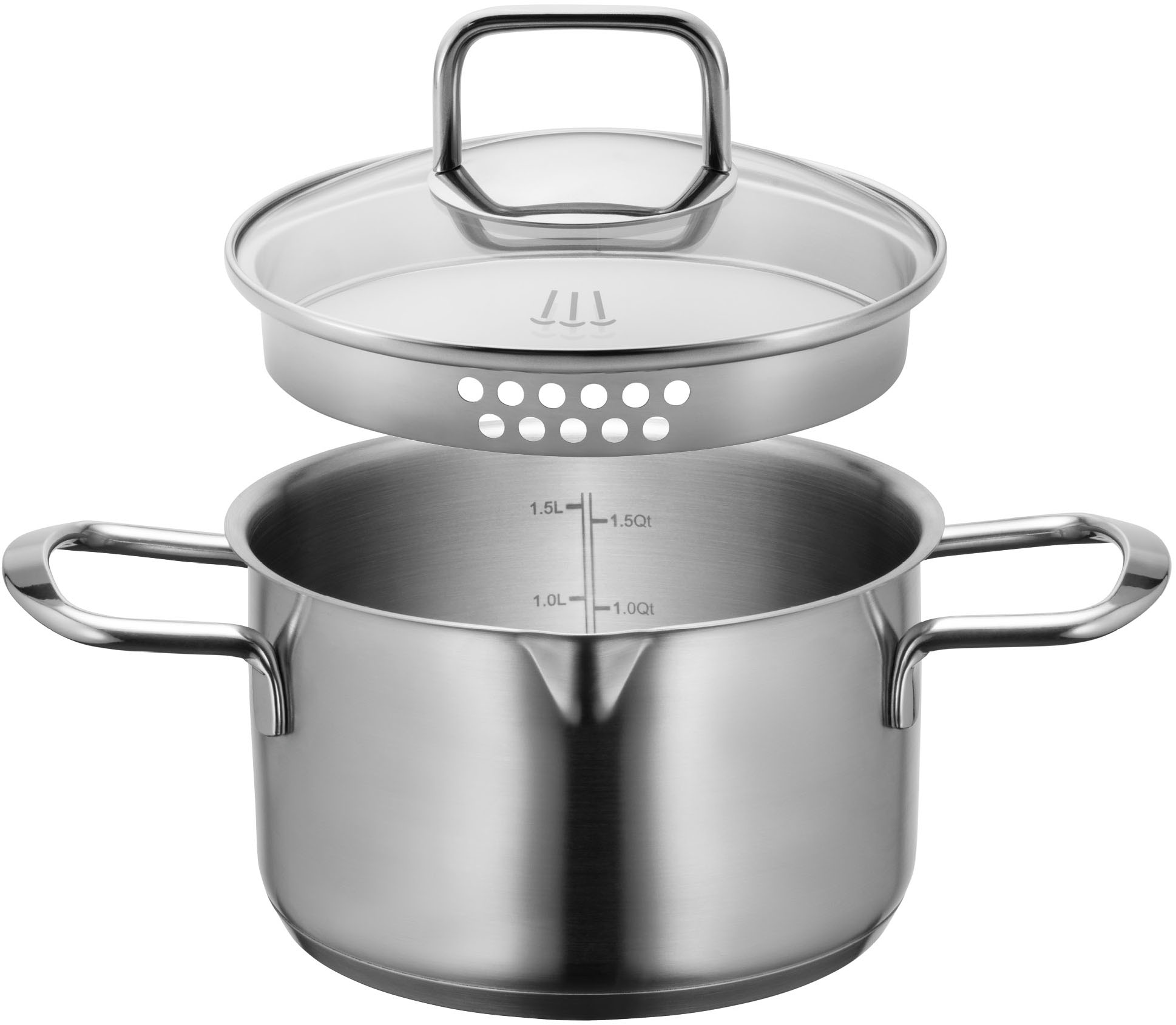 MÄSER Bratentopf "Kochtopf Sanvito, Edelstahl" Set, Topf inkl. Deckel, 1 St günstig online kaufen