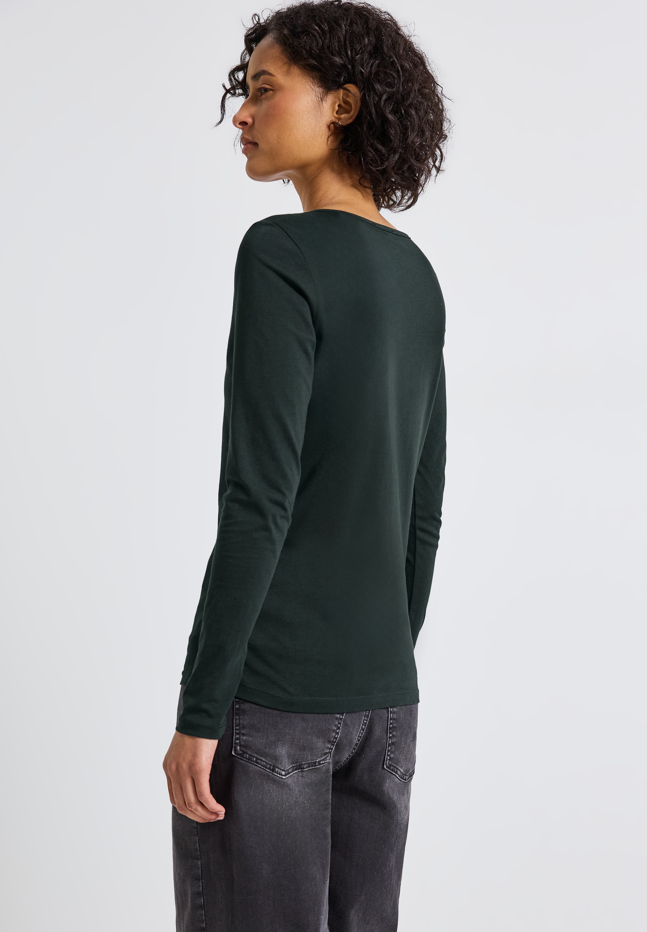 STREET ONE Langarmshirt, Basic
