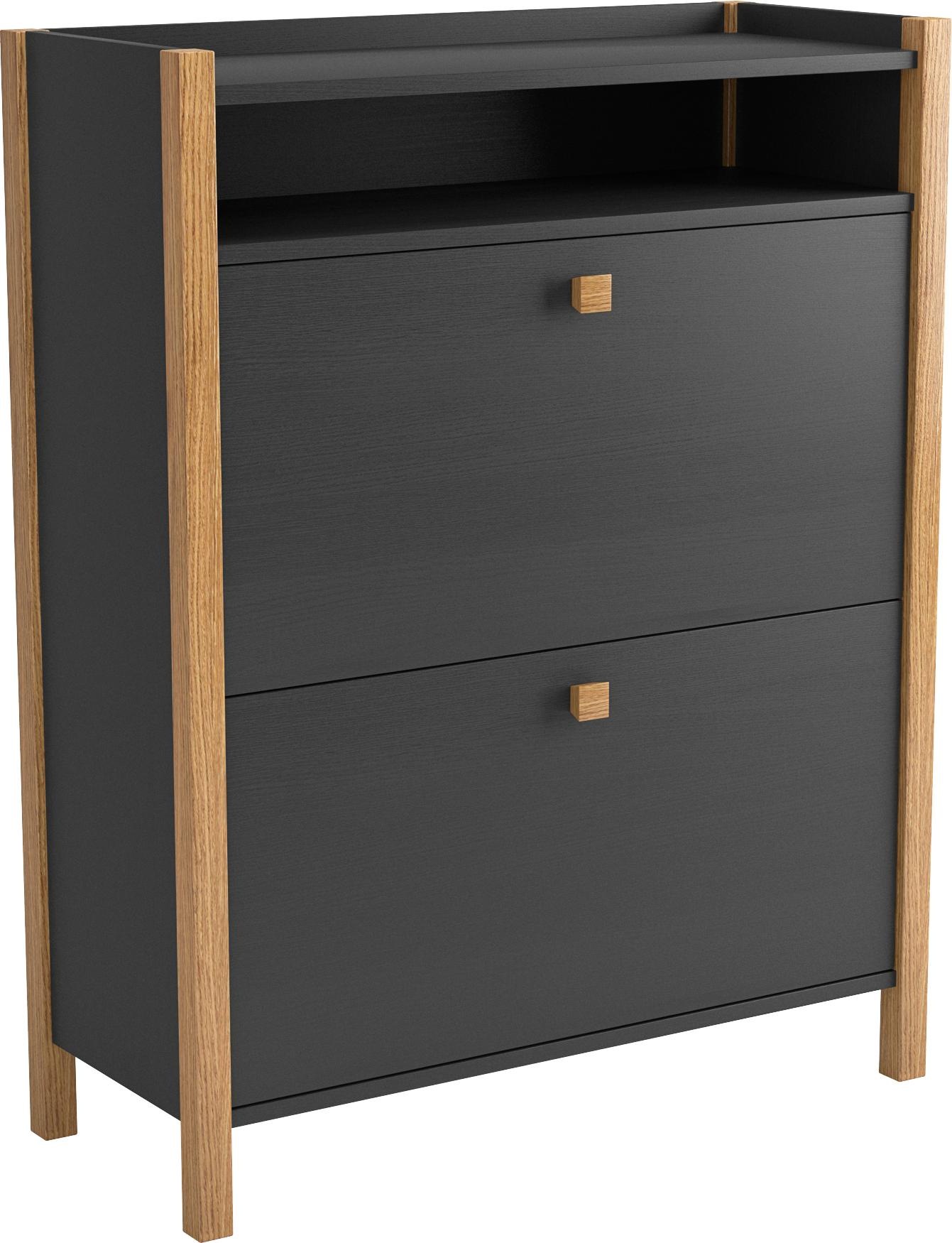 Woodman Schuhbank "Charis" im skandinavian Design, Holzfurnier aus Eiche, F günstig online kaufen