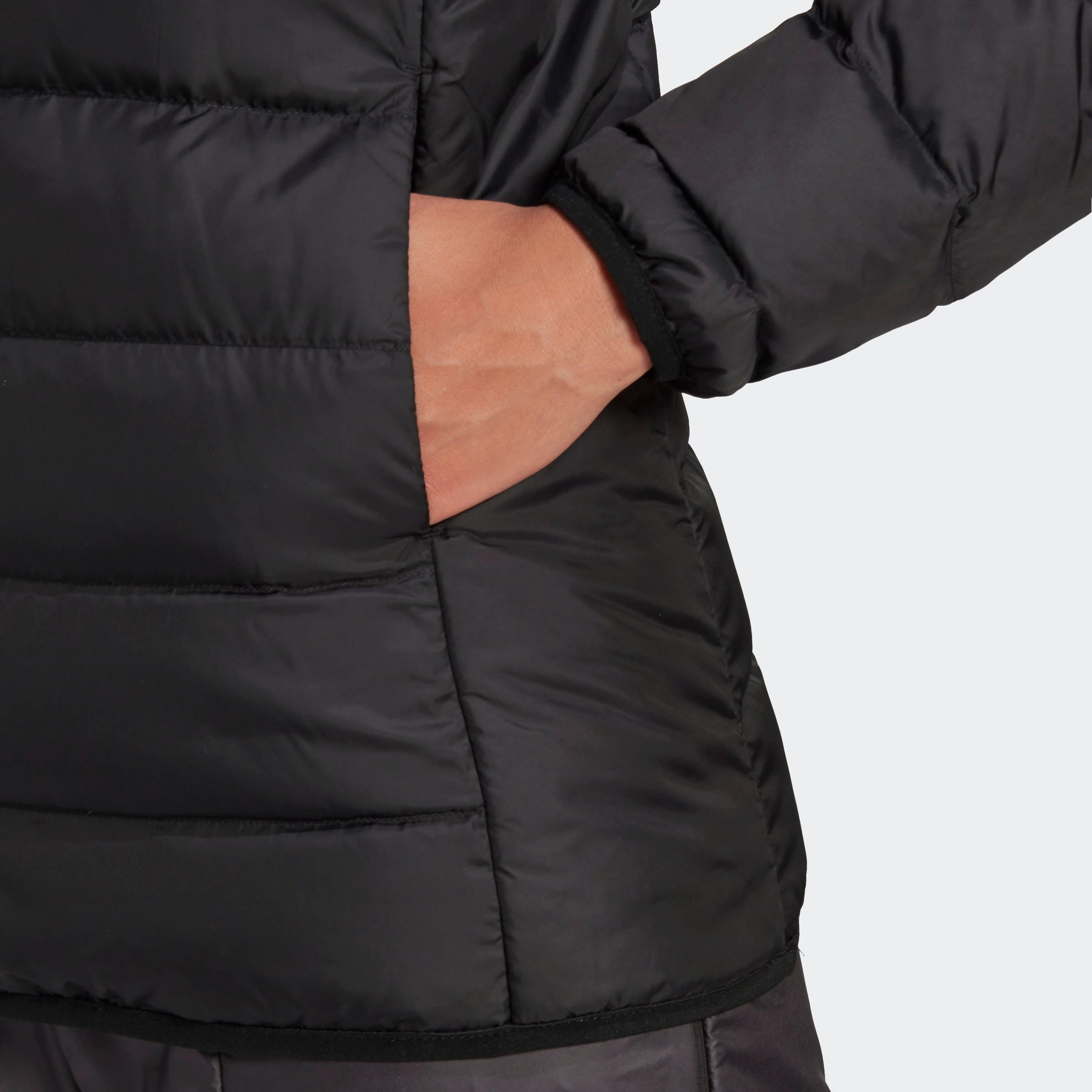 adidas Sportswear Outdoorjacke »ESSENTIALS DAUNENJACKE«, ohne Kapuze