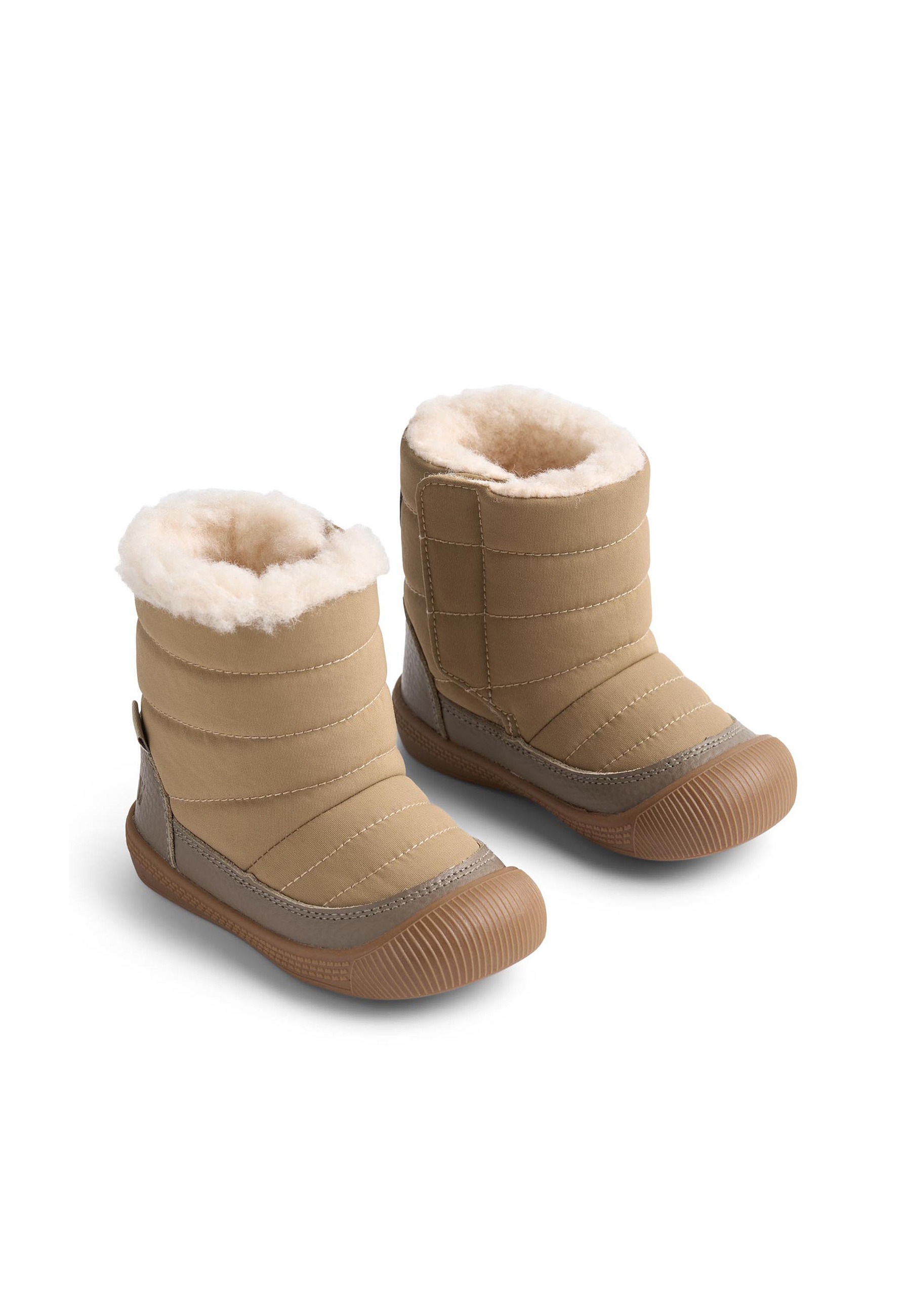 Stiefel WHEAT "WHEAT Winterboot Delaney Tex", Mädchen, Gr. 24, walnut, unifarben, Schuhe Stiefel