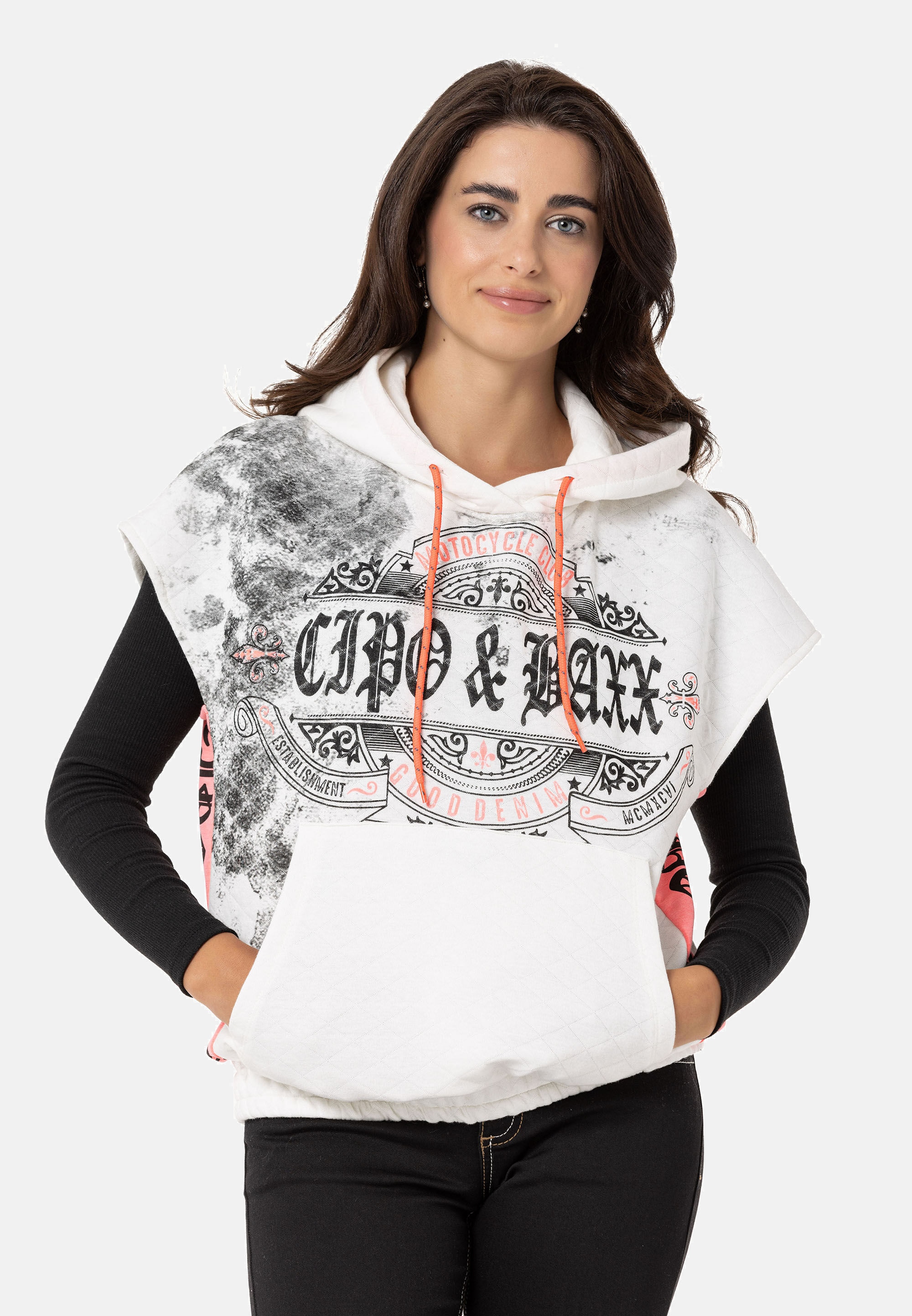 Cipo & Baxx T-Shirt »WT374« gerade geschnitten