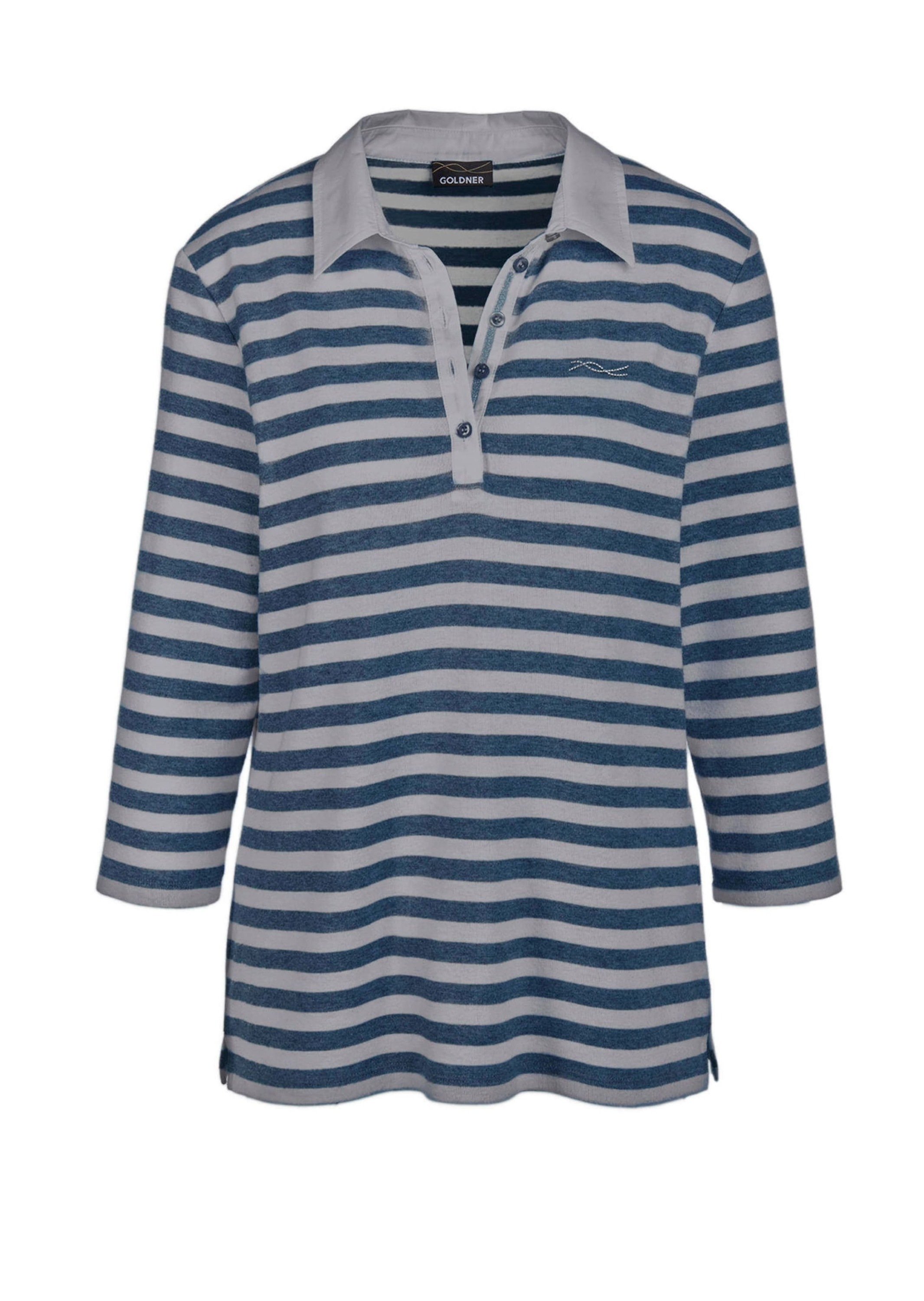 GOLDNER Poloshirt »Kurzgröße Hochwertiges Langarmshirt mit Polokragen«