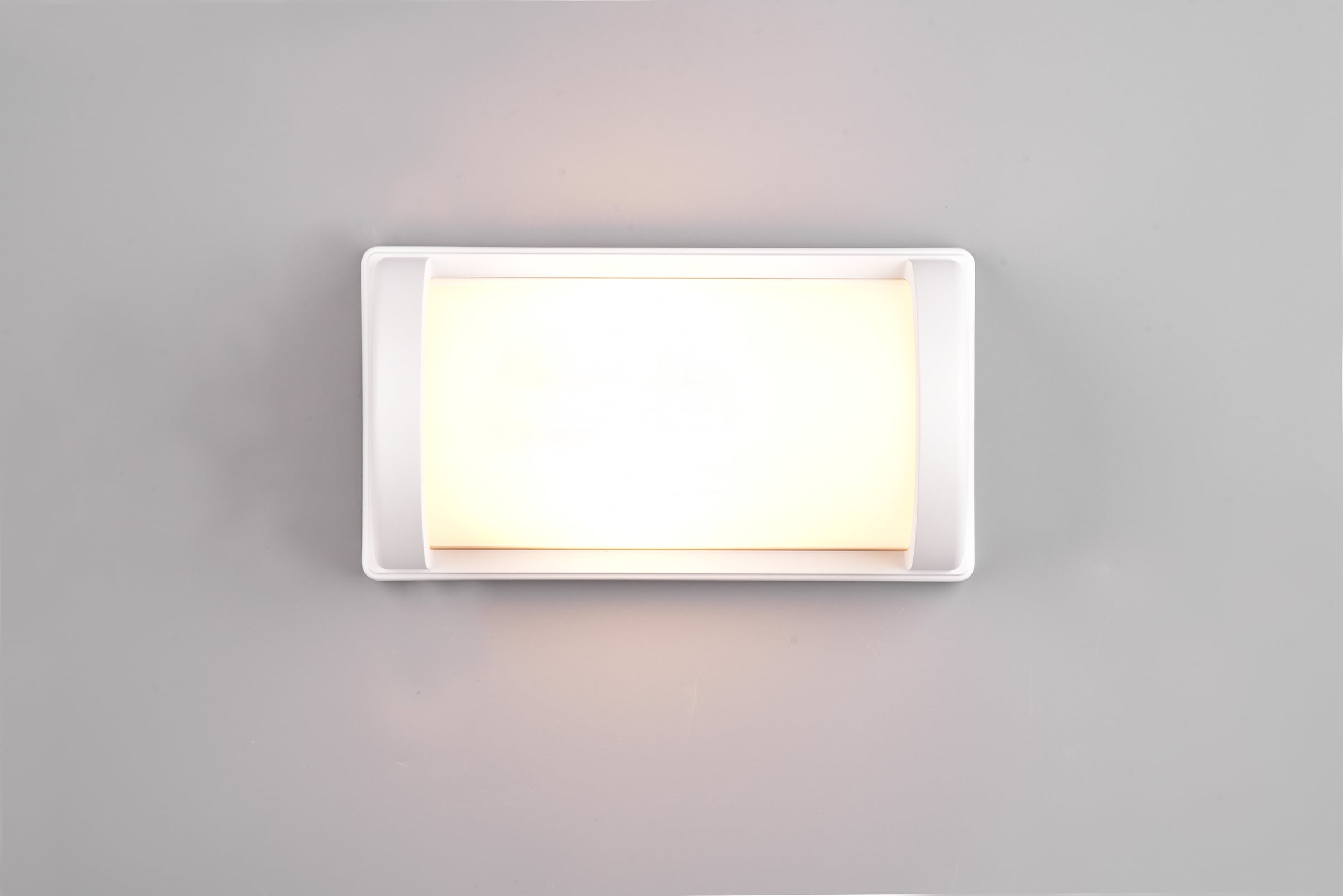 REALITY Leuchten Außen-Wandleuchte »PUELO, Outdoor Wandlampe Hauswand Fassade Garten, exkl 1x E27 max 10W«, 1 flammig, Leuchtmittel E27 | Leuchtmittel wechselbar, halbrunde Aussen Wandlampe aus Aluminium, IP44, Höhe 26cm Breite 14 cm