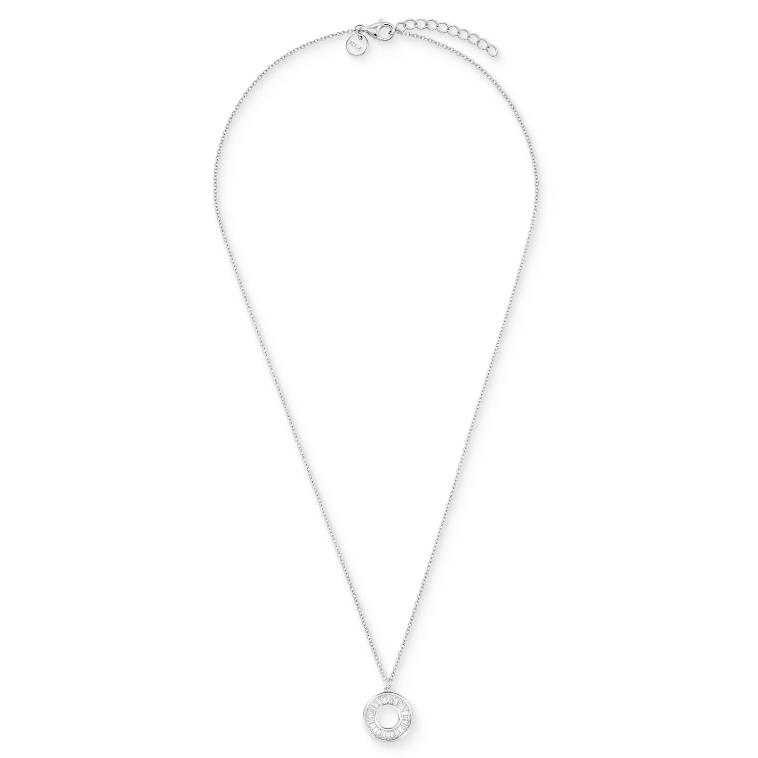 TOM TAILOR Kette mit Anhänger »Kreis« mit Zirkonia (synth.)