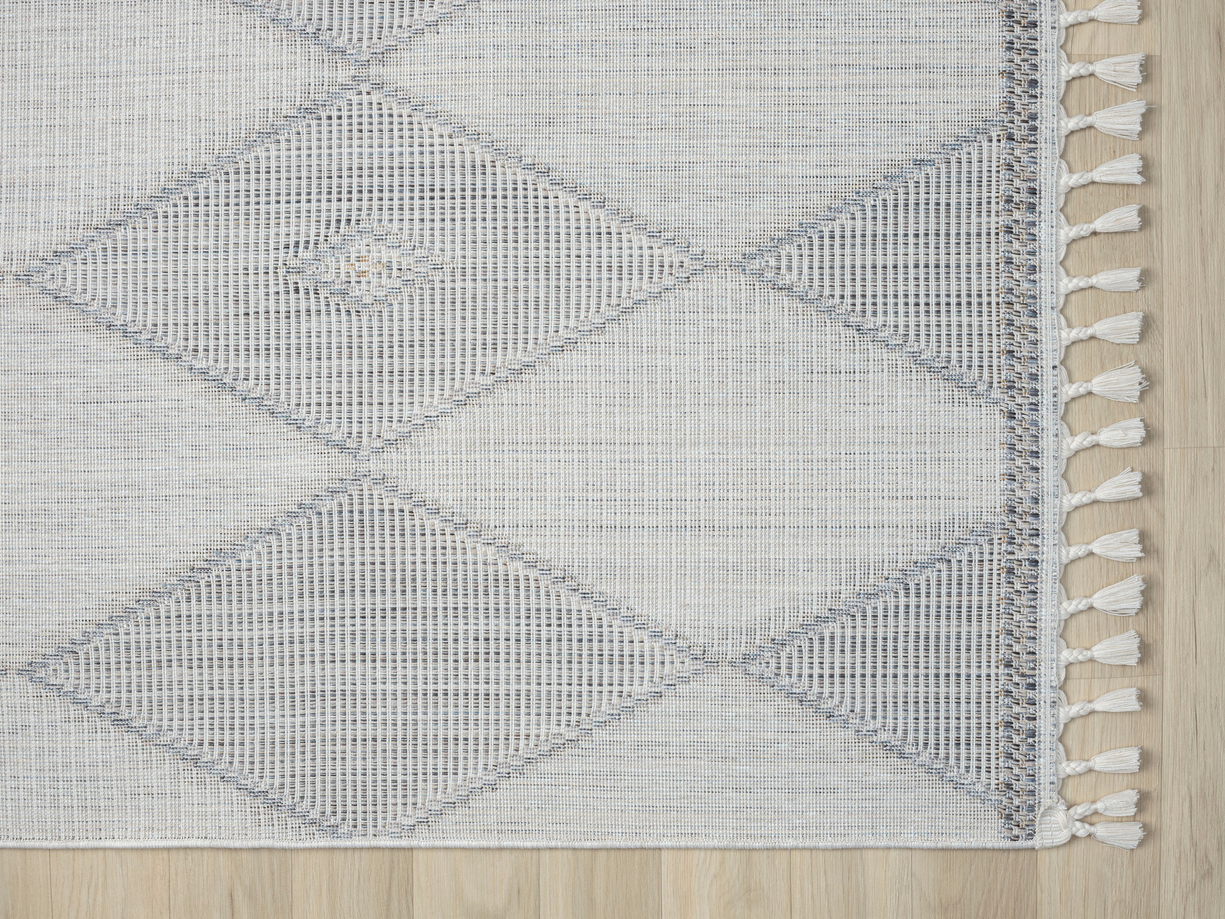 Myflair Möbel & Accessoires Teppich »Luana 2 Lagerräumung«, rechteckig, 10 mm Höhe, Kurzflor, Sisal Optik, mit Fransen, besonders weich durch Microfaser