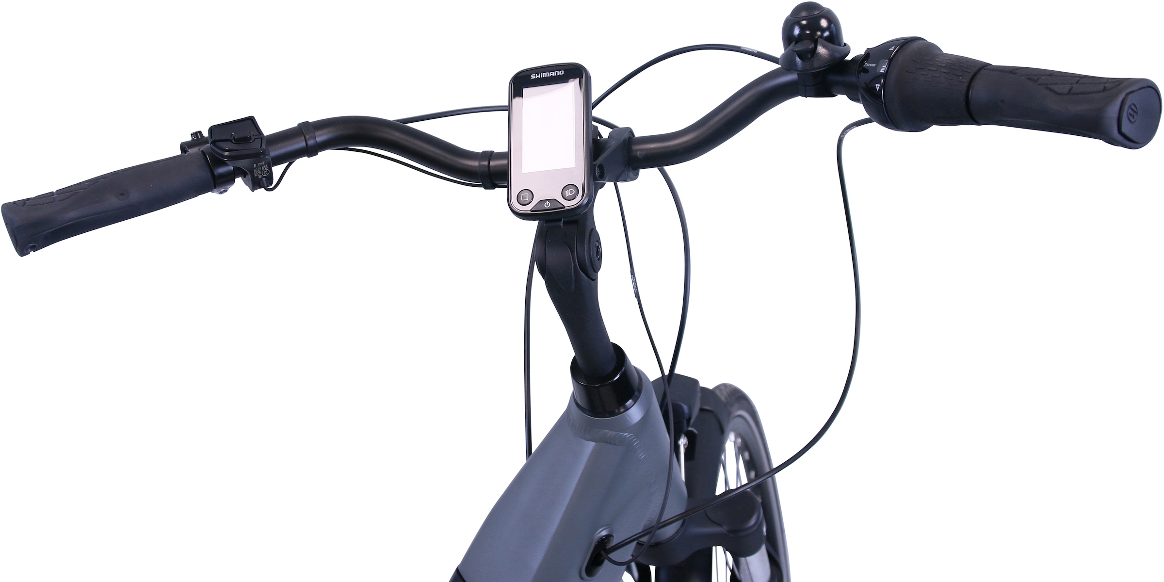 HAWK Bikes E-Bike »HAWK eCity Wave Integrated Lady STEPS«, 7 Gang, Shimano, Nexus 7-Gang, Mittelmotor 250 W, Pedelec, Elektrofahrrad für Damen u. Herren, Cityrad
