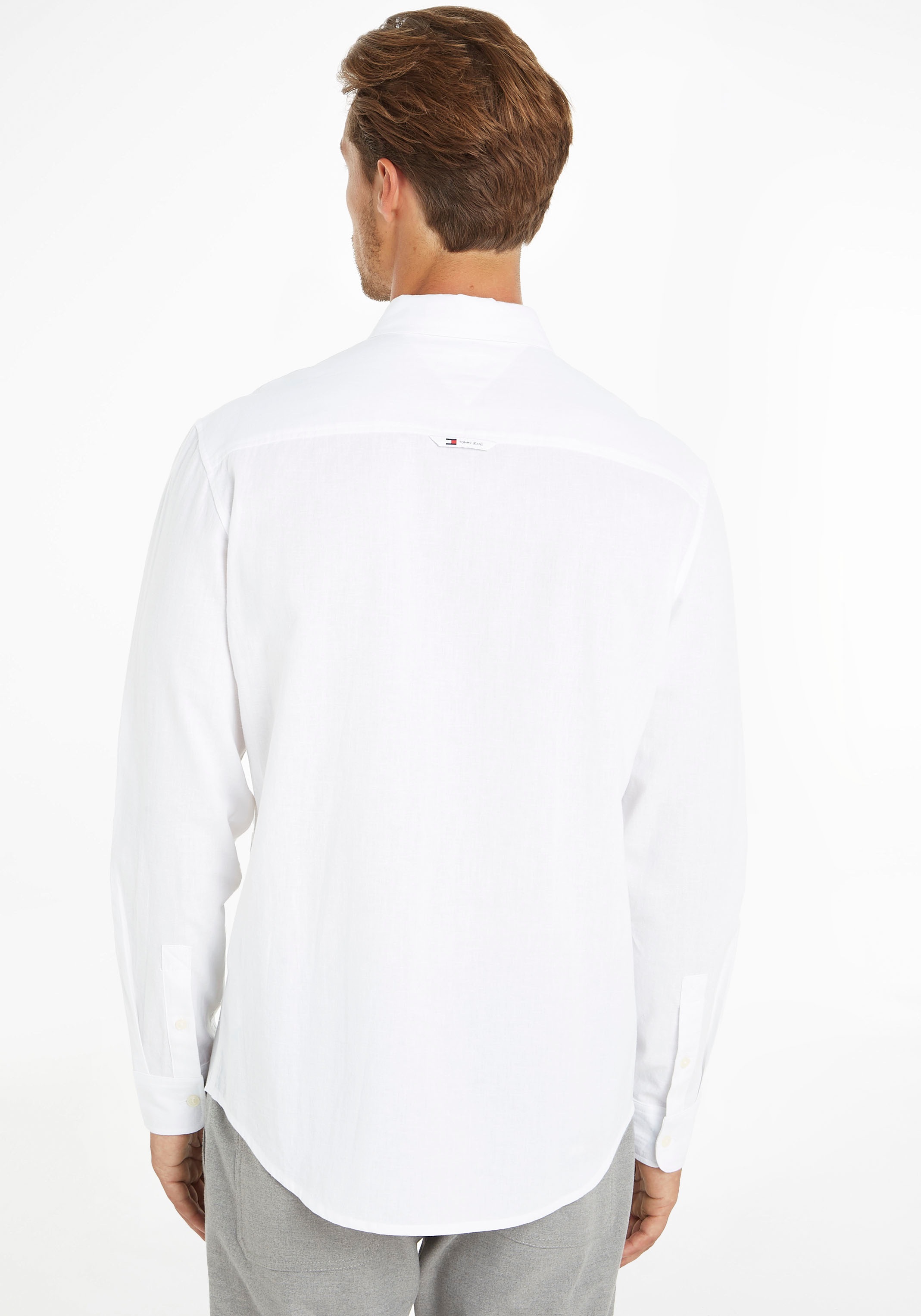 Tommy Jeans Langarmhemd "TJM REG LINEN BLEND SHIRT" günstig online kaufen