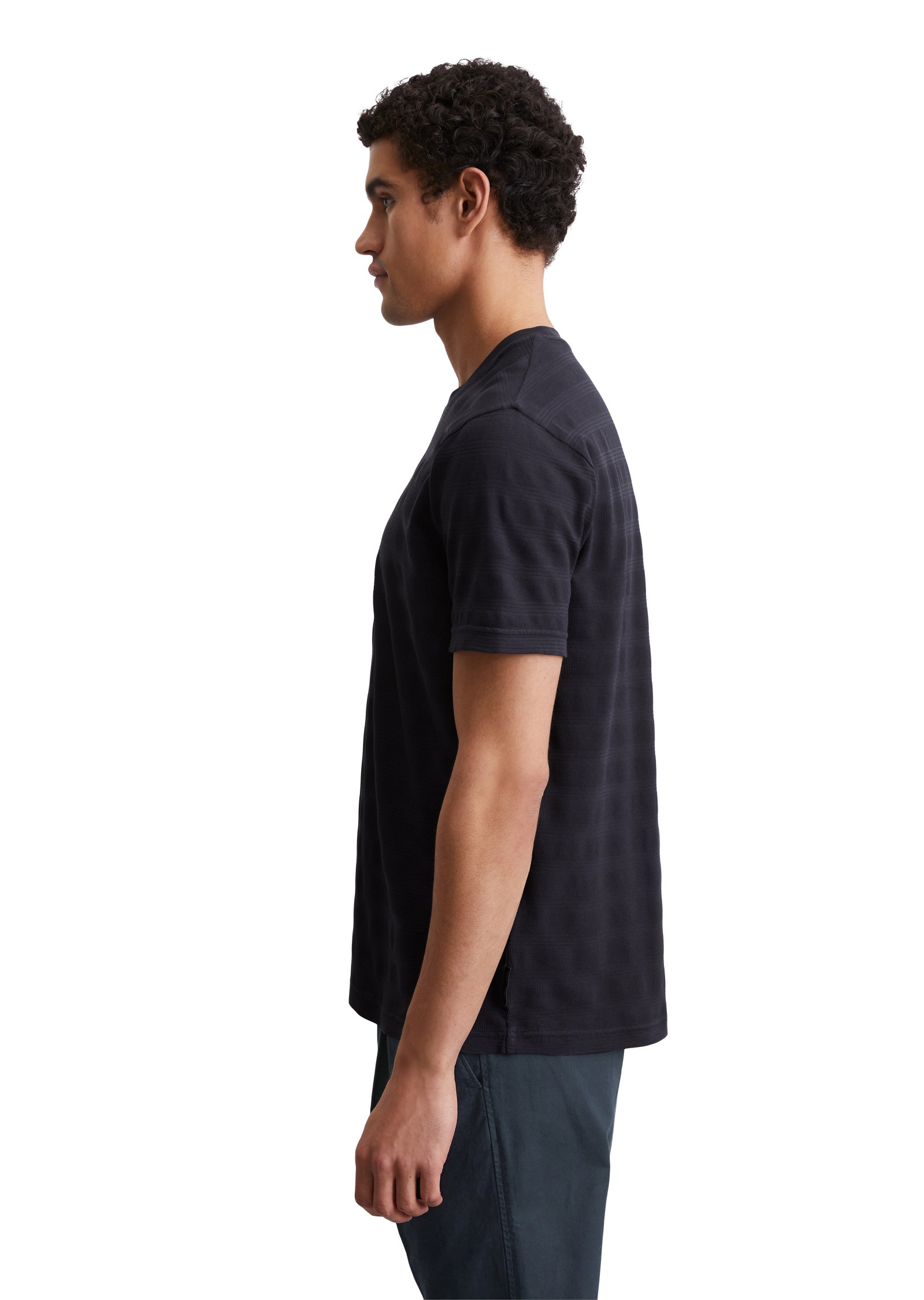 Marc O'Polo T-Shirt »mit Streifen-Struktur«