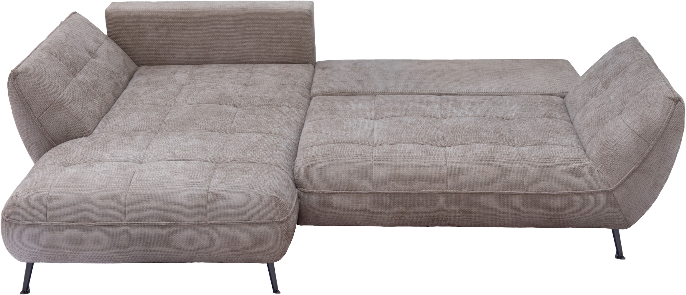 exxpo - sofa fashion Ecksofa »Samoa, bequem und modern, mit Easy-Lift-Bettfunktion, L-Form«, Ecksofa Samoa, inkl. Bettfunktion, Bettkasten und Rückenkissen