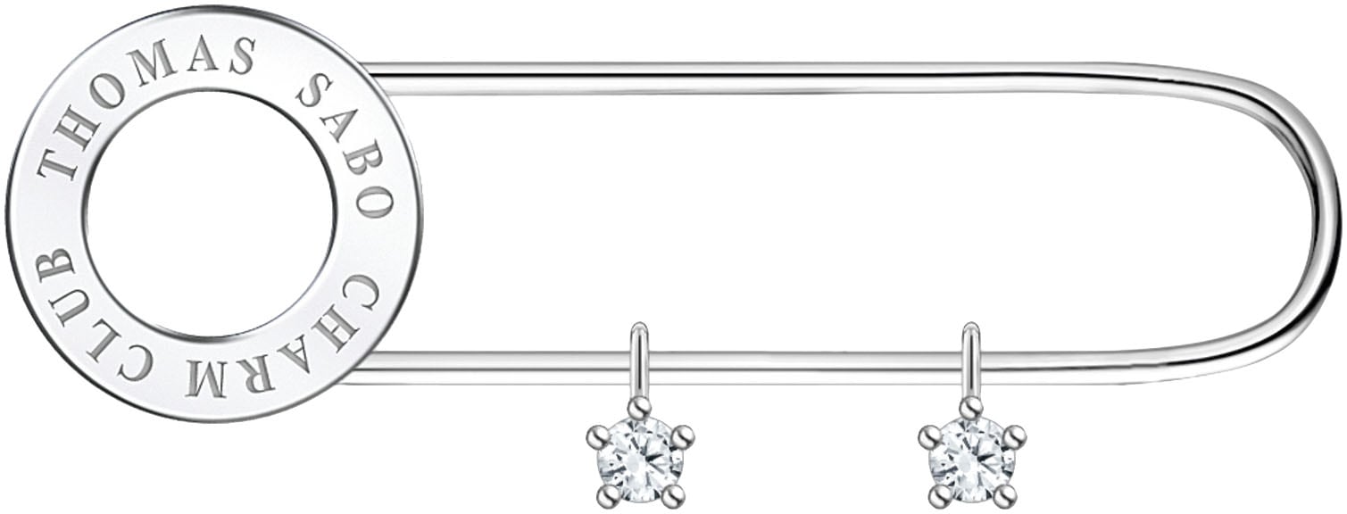 Anstecknadel »Brosche weiße Steine, X0279-225-14«