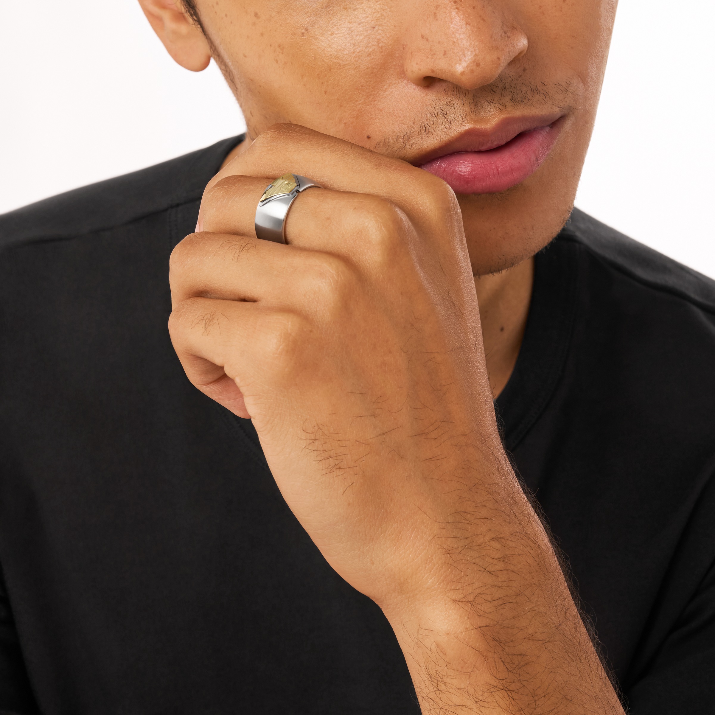 Emporio Armani Fingerring »Schmuck Geschenk Edelstahl EAGLE LOGO«