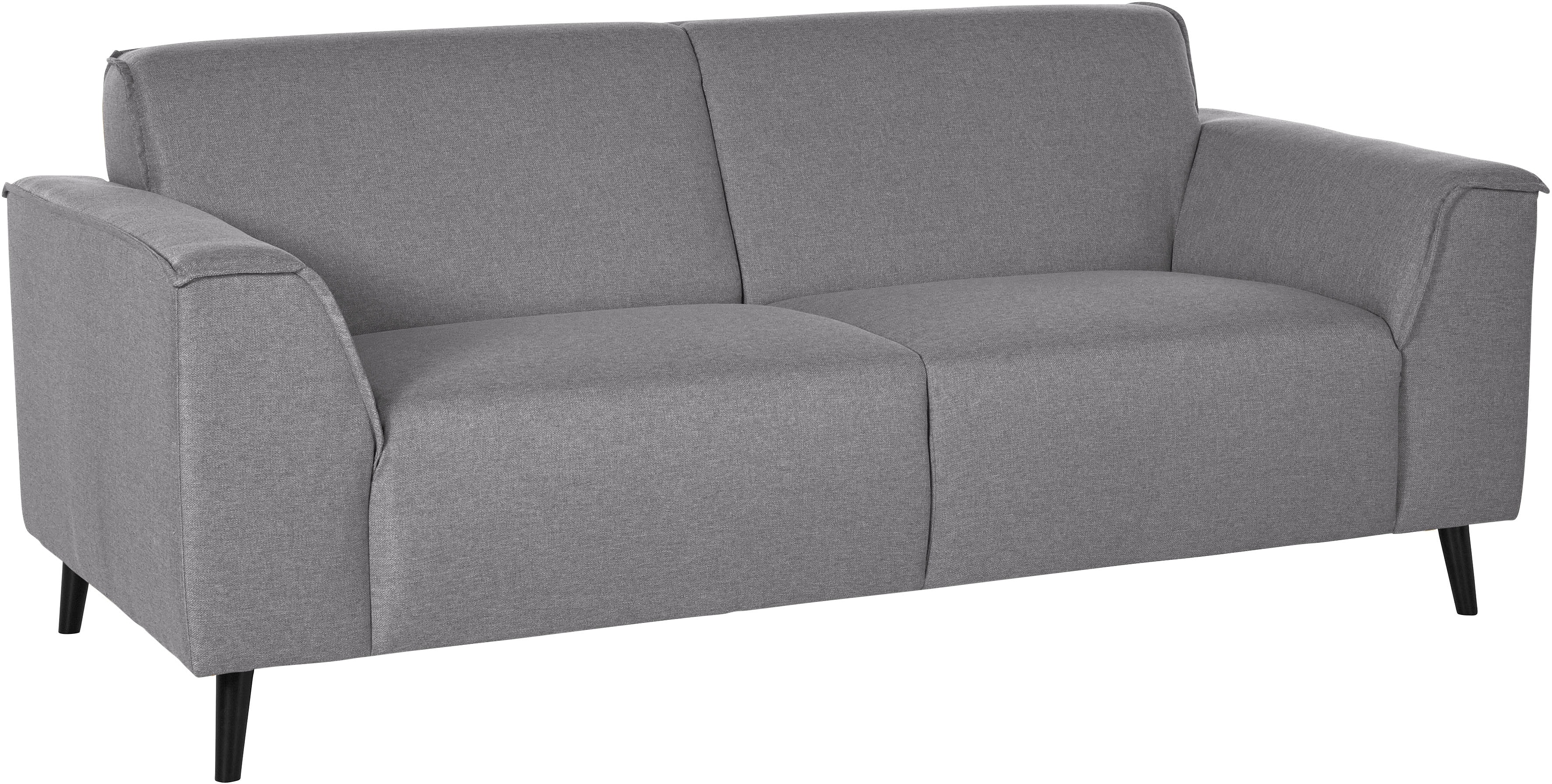 DOMO collection 2,5-Sitzer "Amora tolle Verarbeitungsdetails, komfortabel," mit Federkern, Fußhöhe passend für gängige Saugroboter