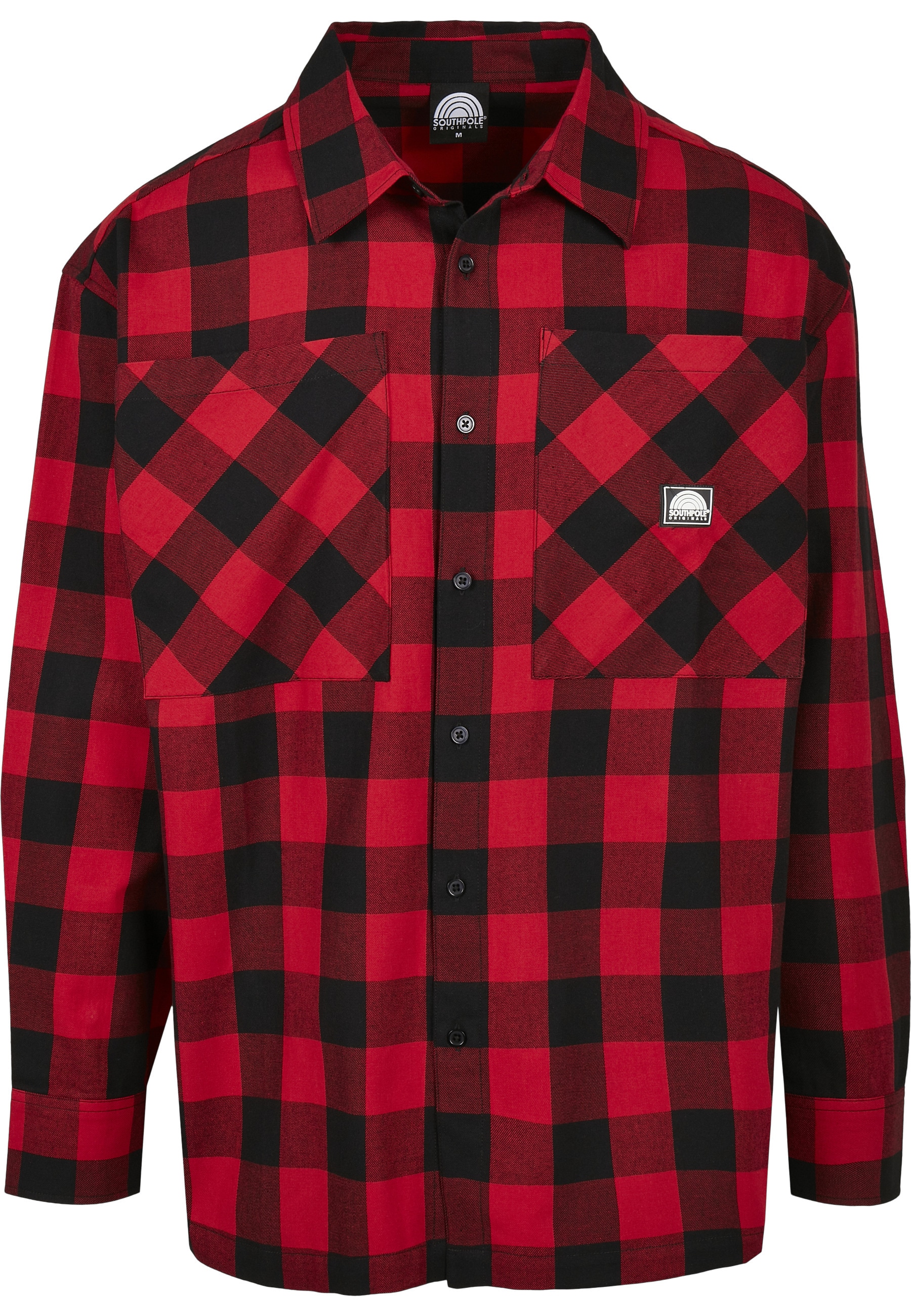 Southpole Langarmshirt "Southpole Herren Southpole Check Flannel Shirt" 1 Stk.