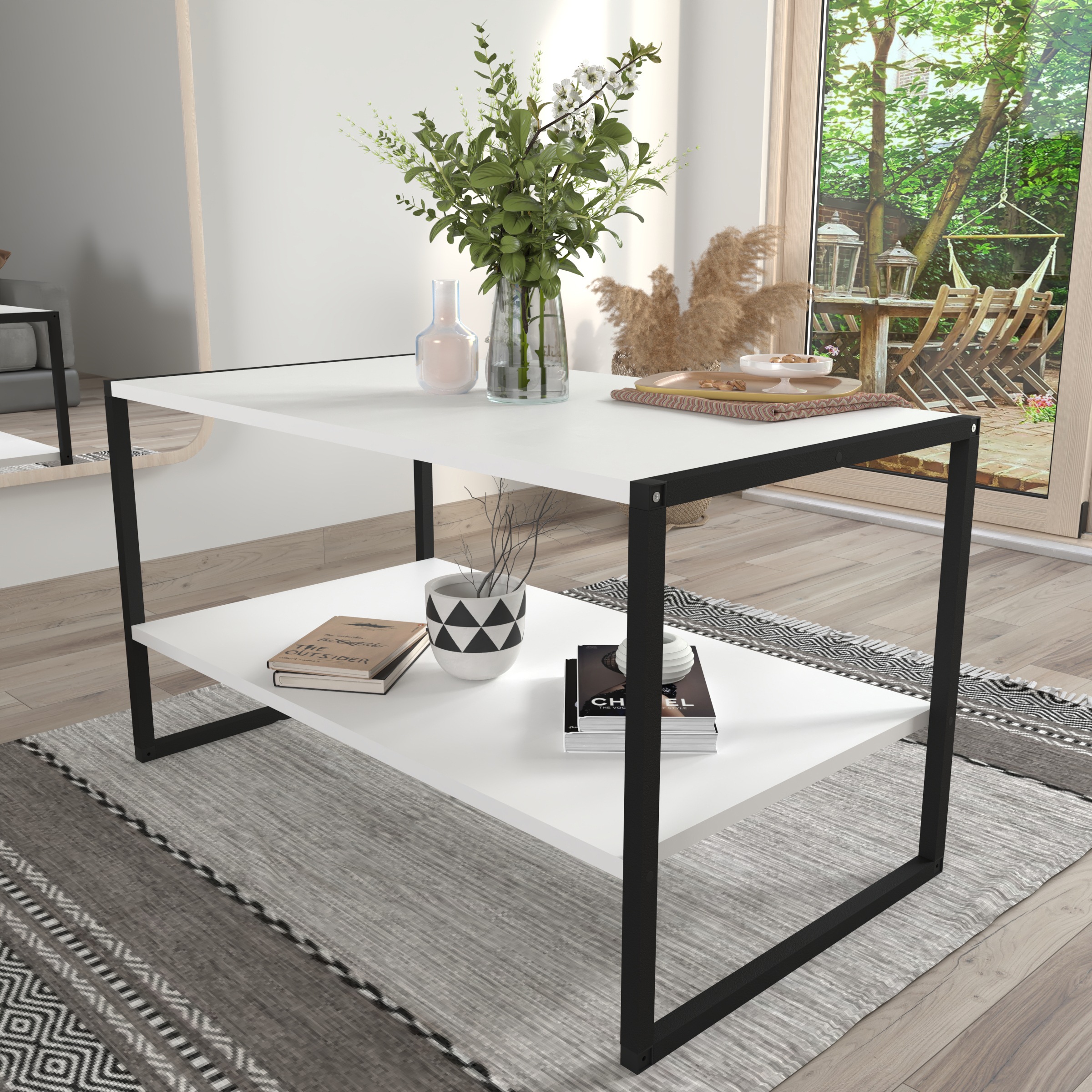 VCM Beistelltisch »Industrie Styl Sofatisch Couchtisch Insasi L«