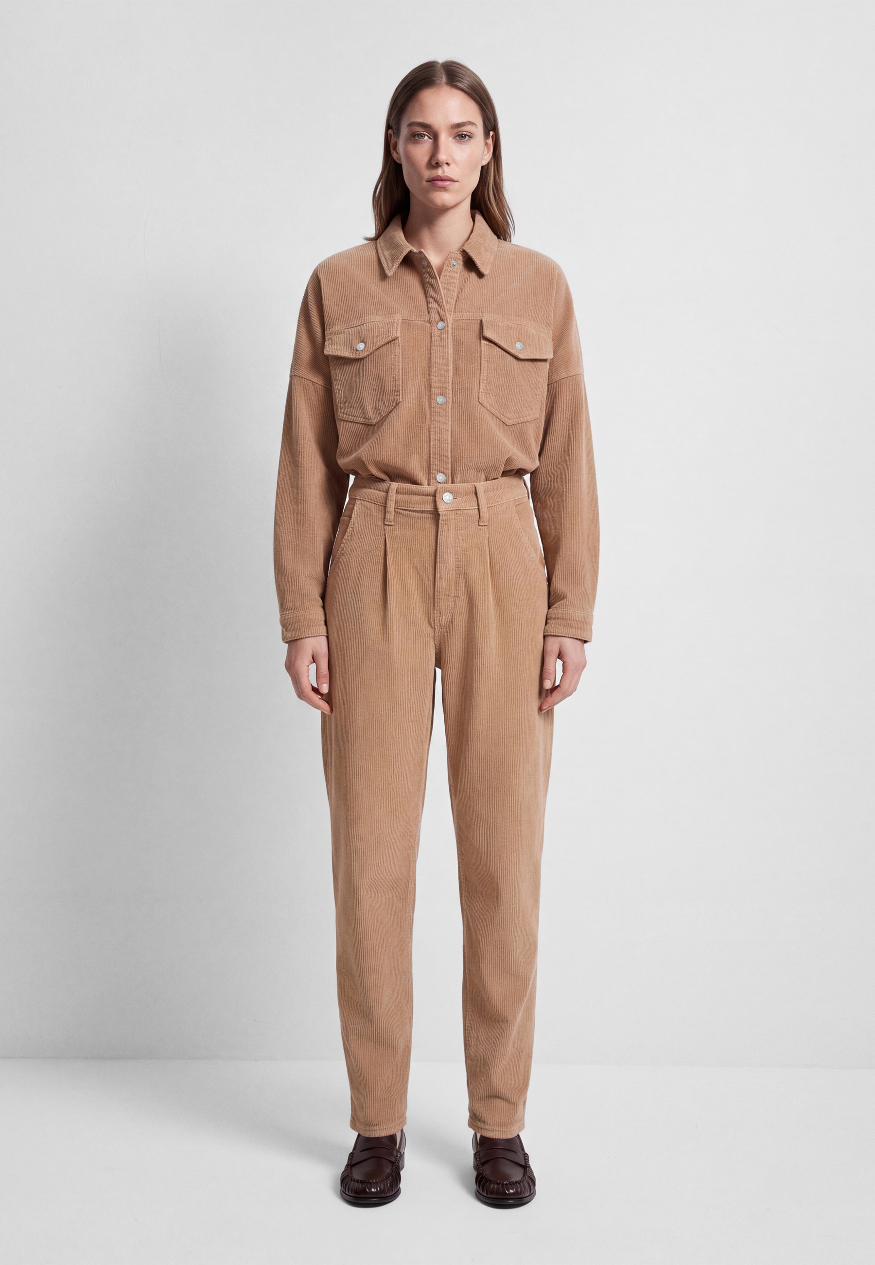 Mavi Weite Jeans »LAURA« Pleated Baggy Pants