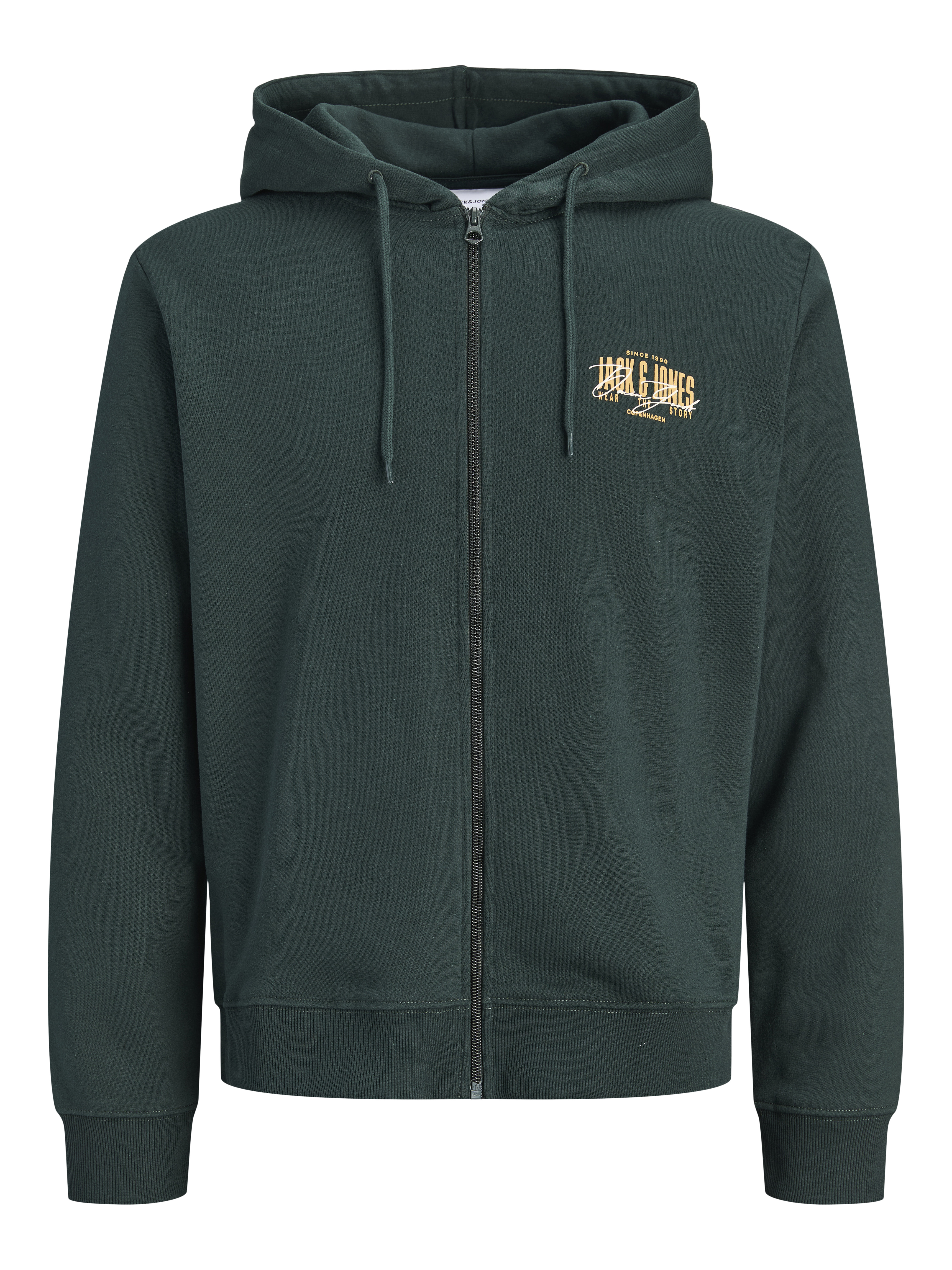 Jack & Jones PlusSize Kapuzensweatjacke "JJAERO SWEAT ZIP HOOD PLS" Baumwollmischung, regular fit