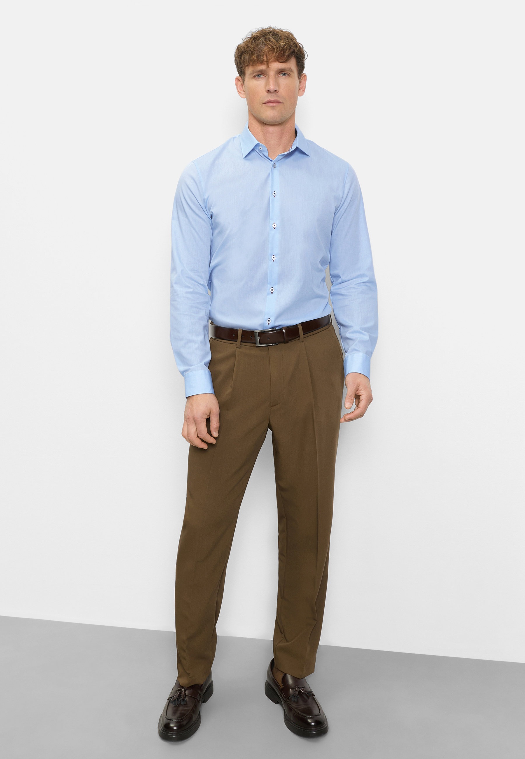 OLYMP No. Six Super Slim Shirt Light Blue 38 2