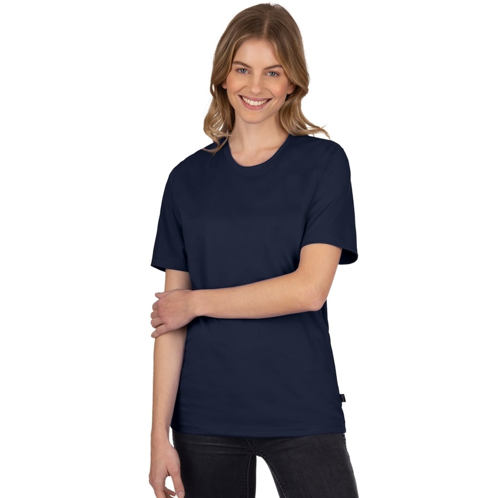 Trigema T-Shirt »TRIGEMA T-Shirt aus 100% Baumwolle«, (1 tlg.)