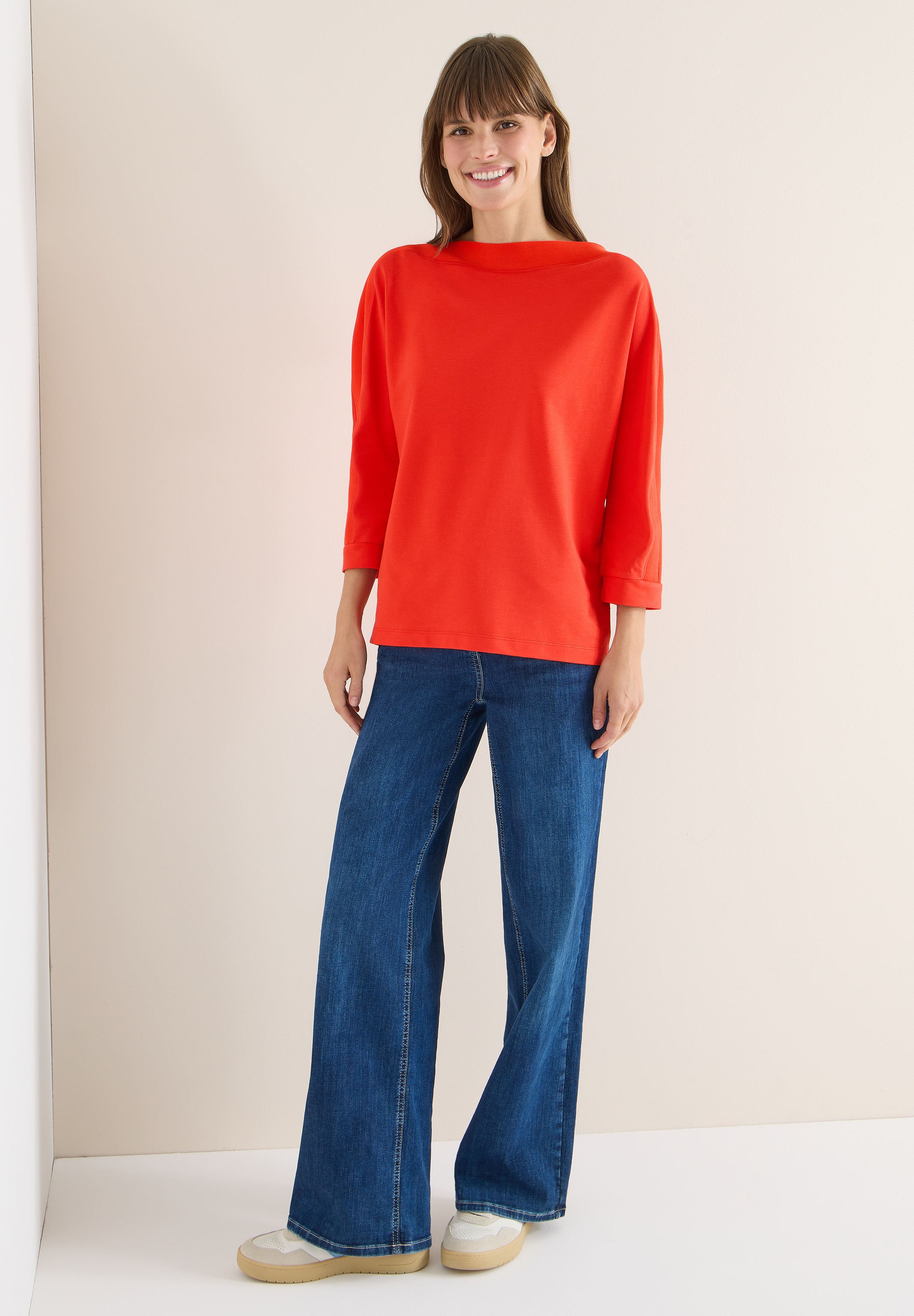 Thumbnail - Cecil 3/4-Arm-Shirt mit U-Boot-Ausschnitt