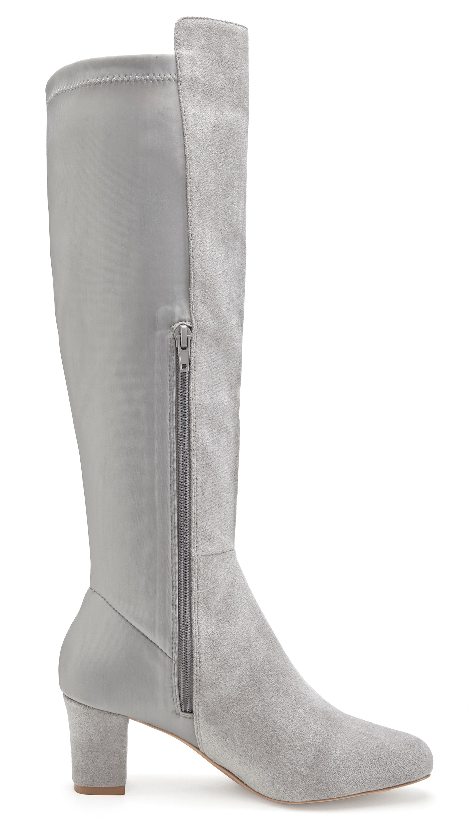 LASCANA Stiefel, mit Stretcheinsatz und Langschaft, Stiefelette, Langer Stiefel VEGAN