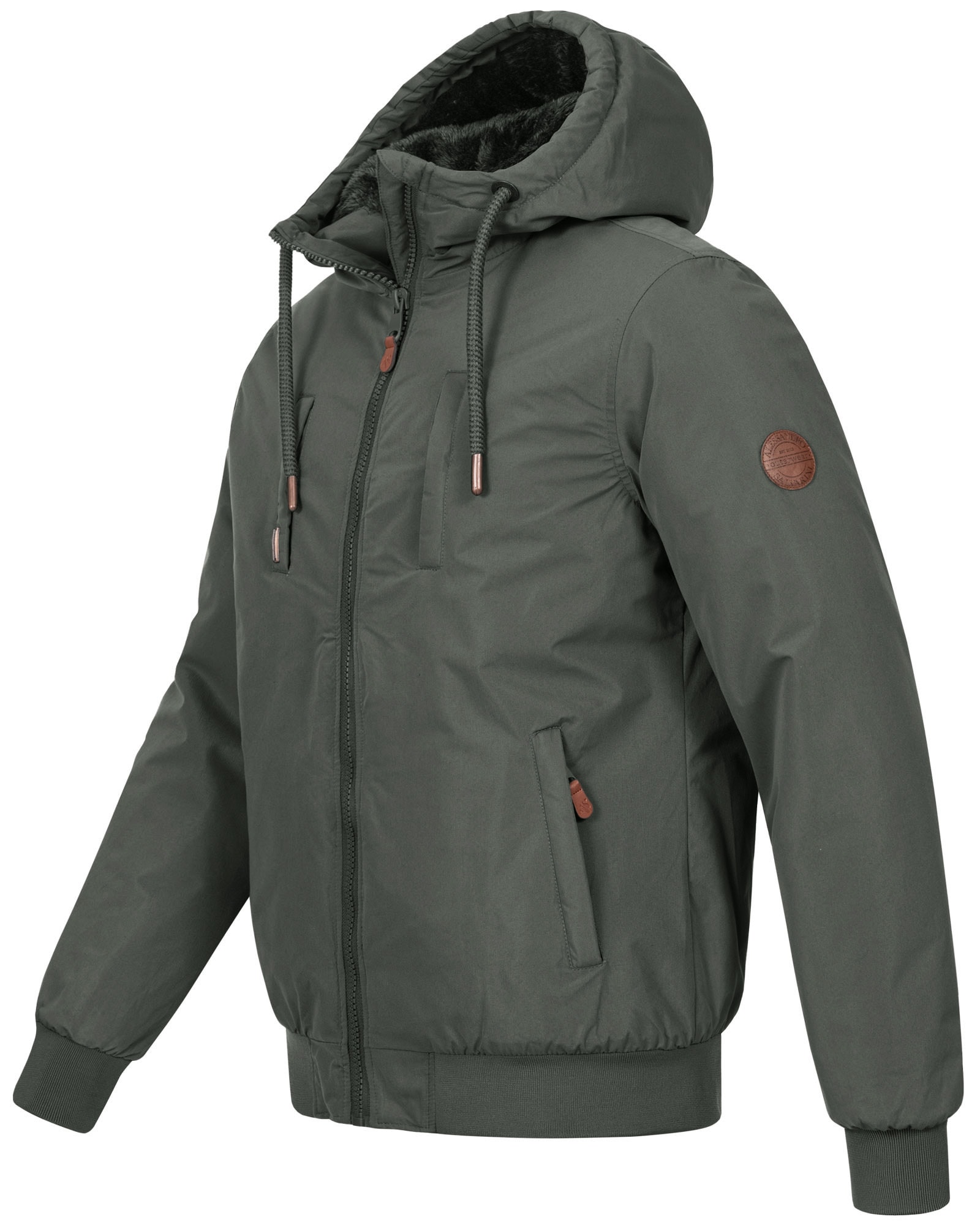 Alessandro Salvarini Winterjacke »ASWeighty«, mit weichem Teddyfell innen