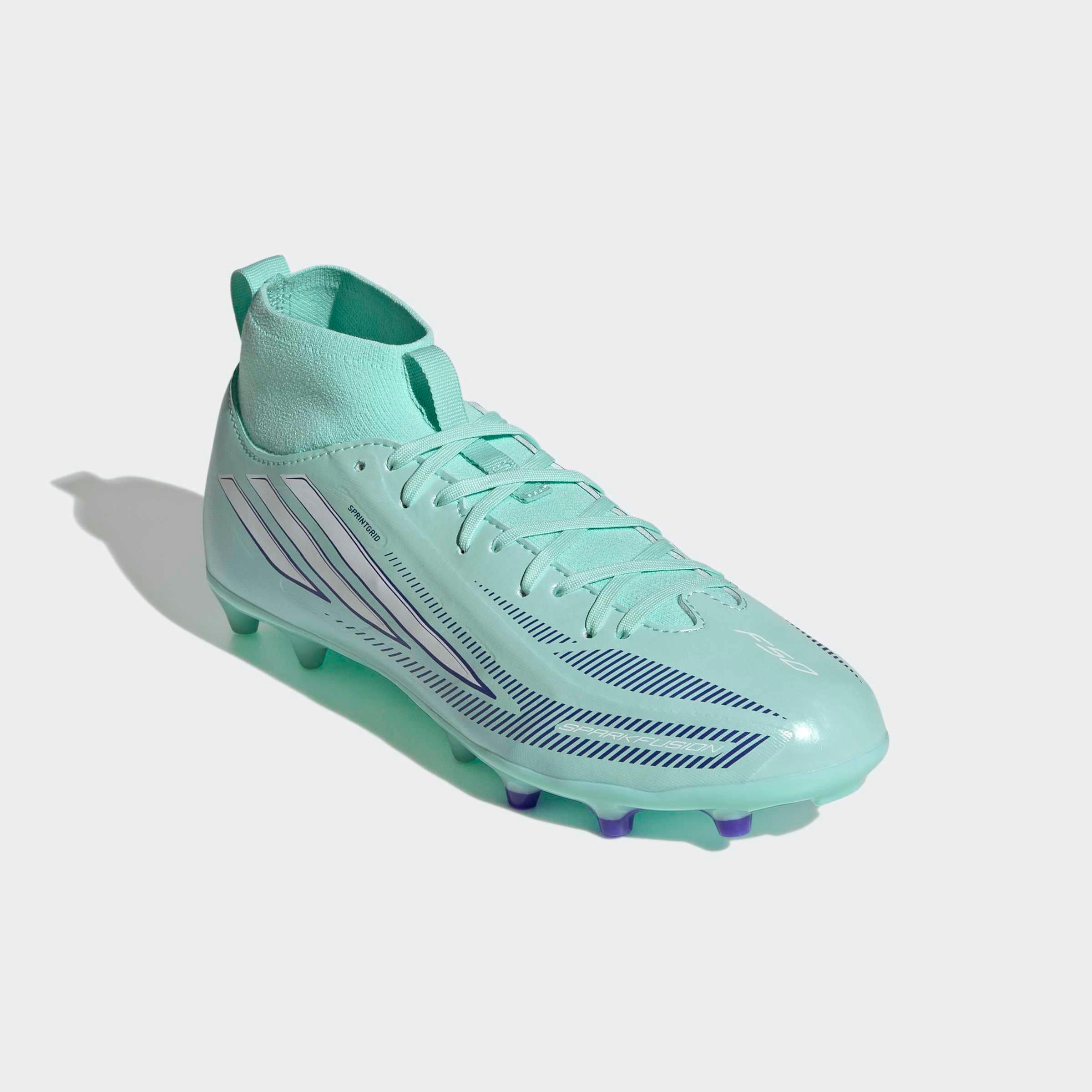 adidas Performance Fußballschuh »F50 SPARKFUSION LEAGUE KIDS , NATURRASEN / KUNSTRASEN, HALBHOCH«  für Rasen und Kunstrasenplätze geeignet