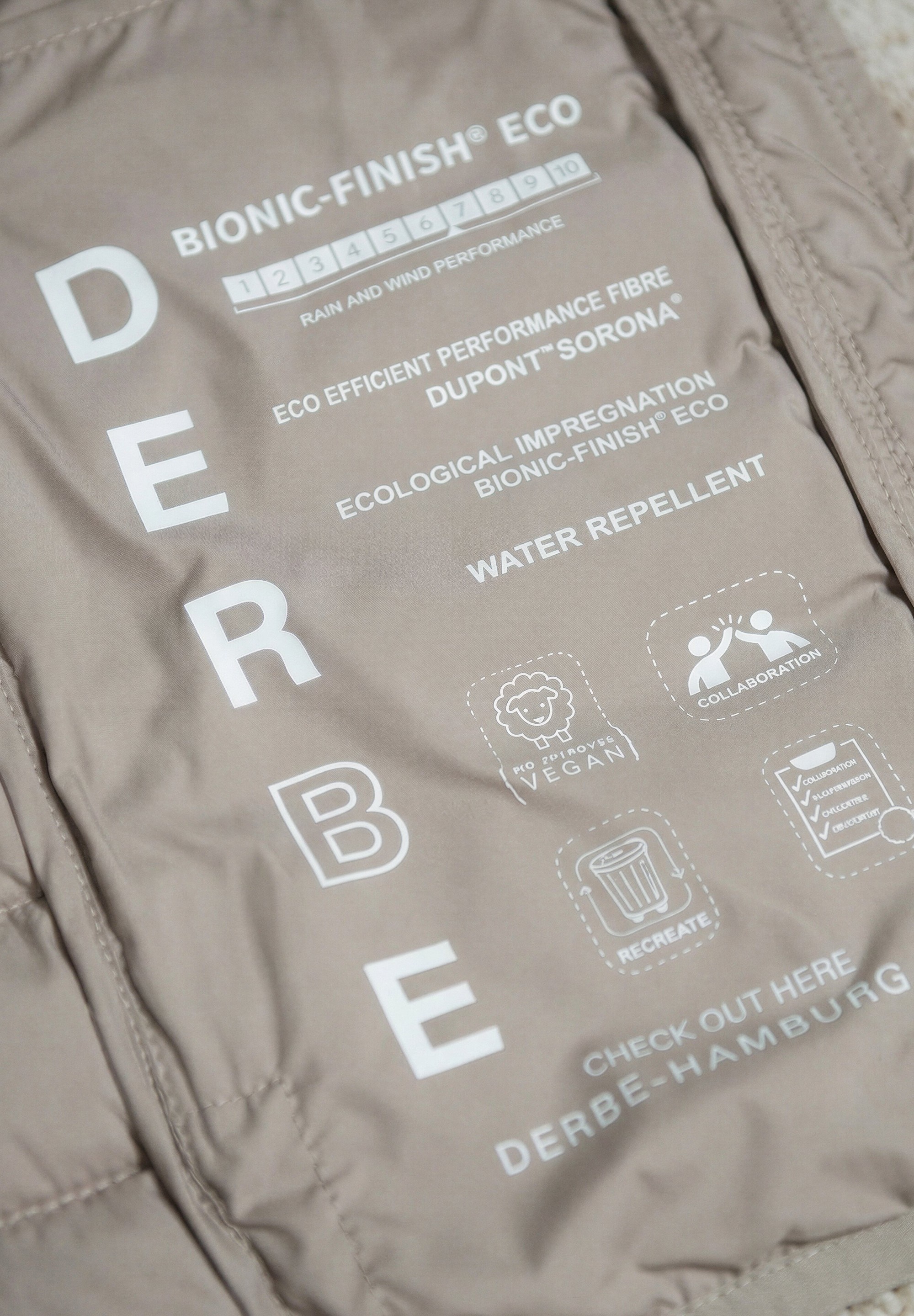 Derbe Anorak »Lightby« ohne Kapuze Steppjacke, leicht, mit Kapuze, warm