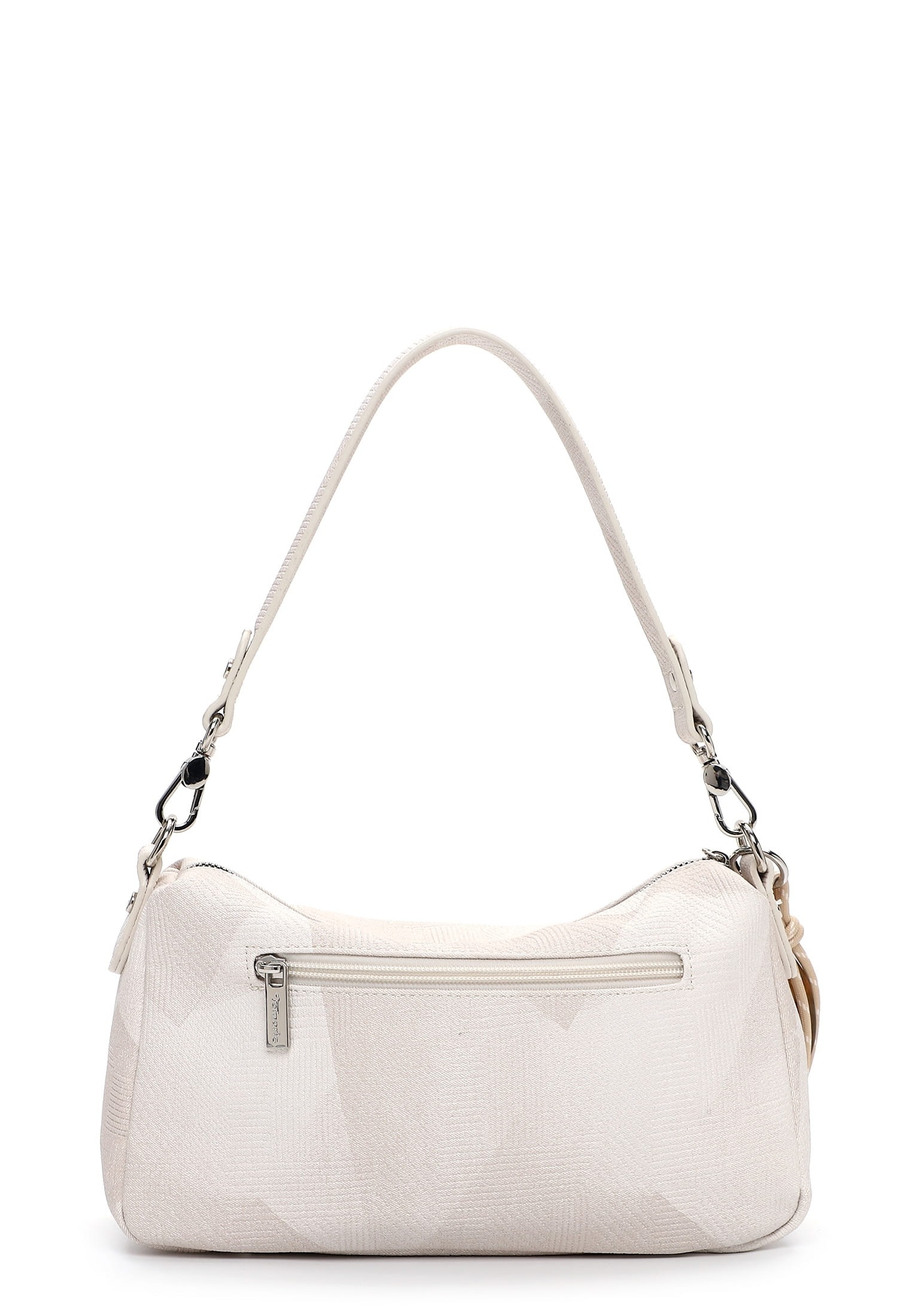 Beuteltasche TAMARIS "Beutel TAS Karen", Damen, Gr. B/H/T: 27cm x 17cm x 10cm 0, beige (ecru 320), Polyurethan, Taschen Beuteltasche 2