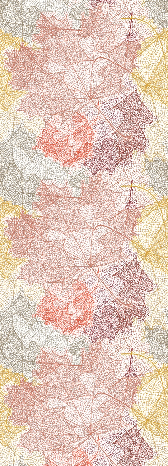queence Vinyltapete »Ahornblätter«, natürlich, herbstlichem Tapete mit Selbstklebende bestellen Motiv | 90x250cm BAUR online