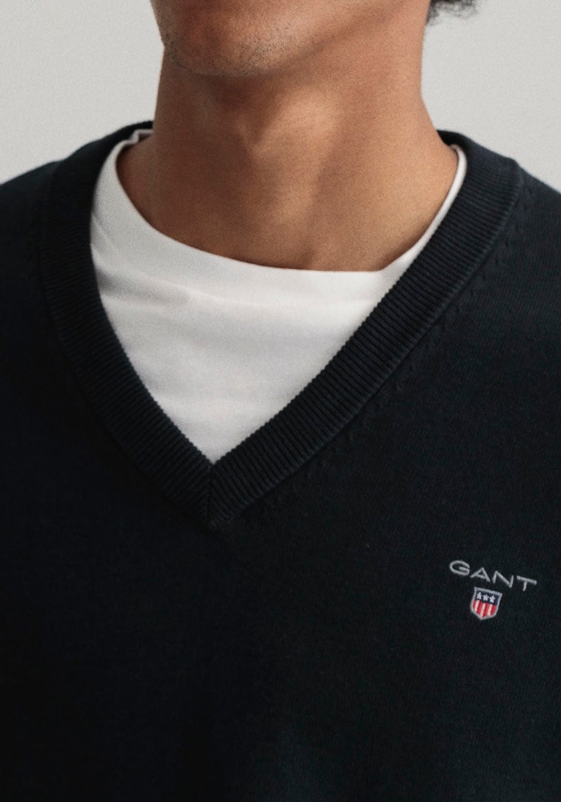 Gant V-Ausschnitt-Pullover COTTON ▷ »CLASSIC - NEW« BAUR | V-NECK kaufen