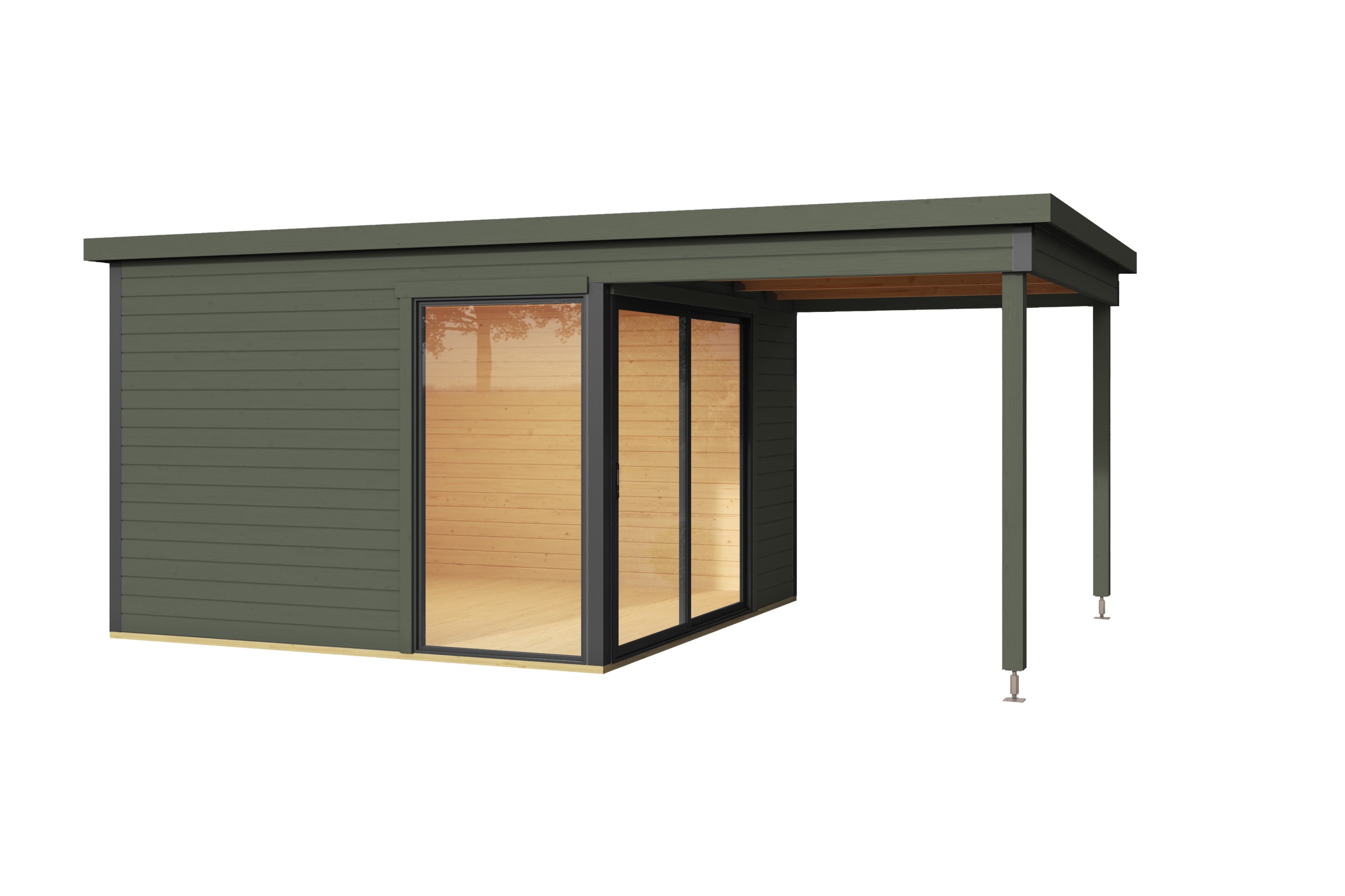 Nordic Holz Gartenhaus "DOMEO 2" günstig online kaufen