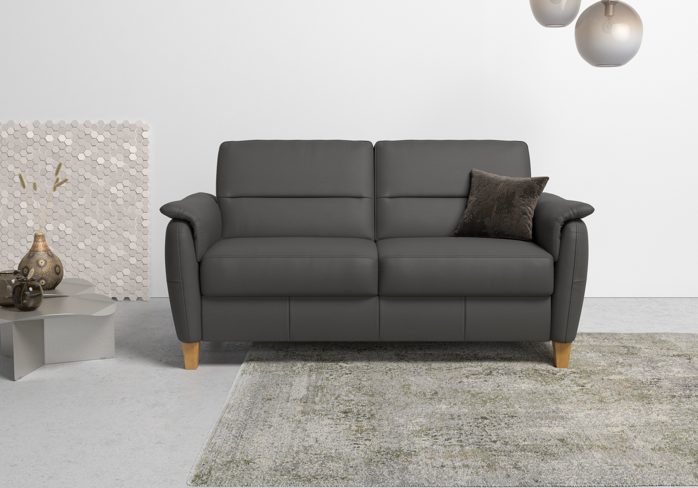 Home affaire 2,5-Sitzer "Palmera, B: 179 cm" mit Federkern