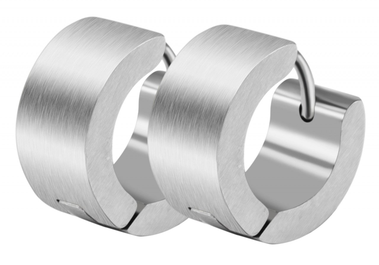 Adelia´s Paar Creolen »Unisex Creolen aus Edelstahl«