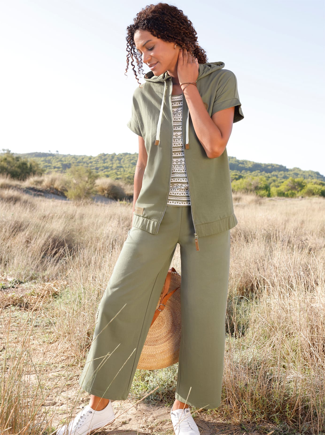 Casual Looks Shirtjacke "Sweatjacke" 1 tlg.