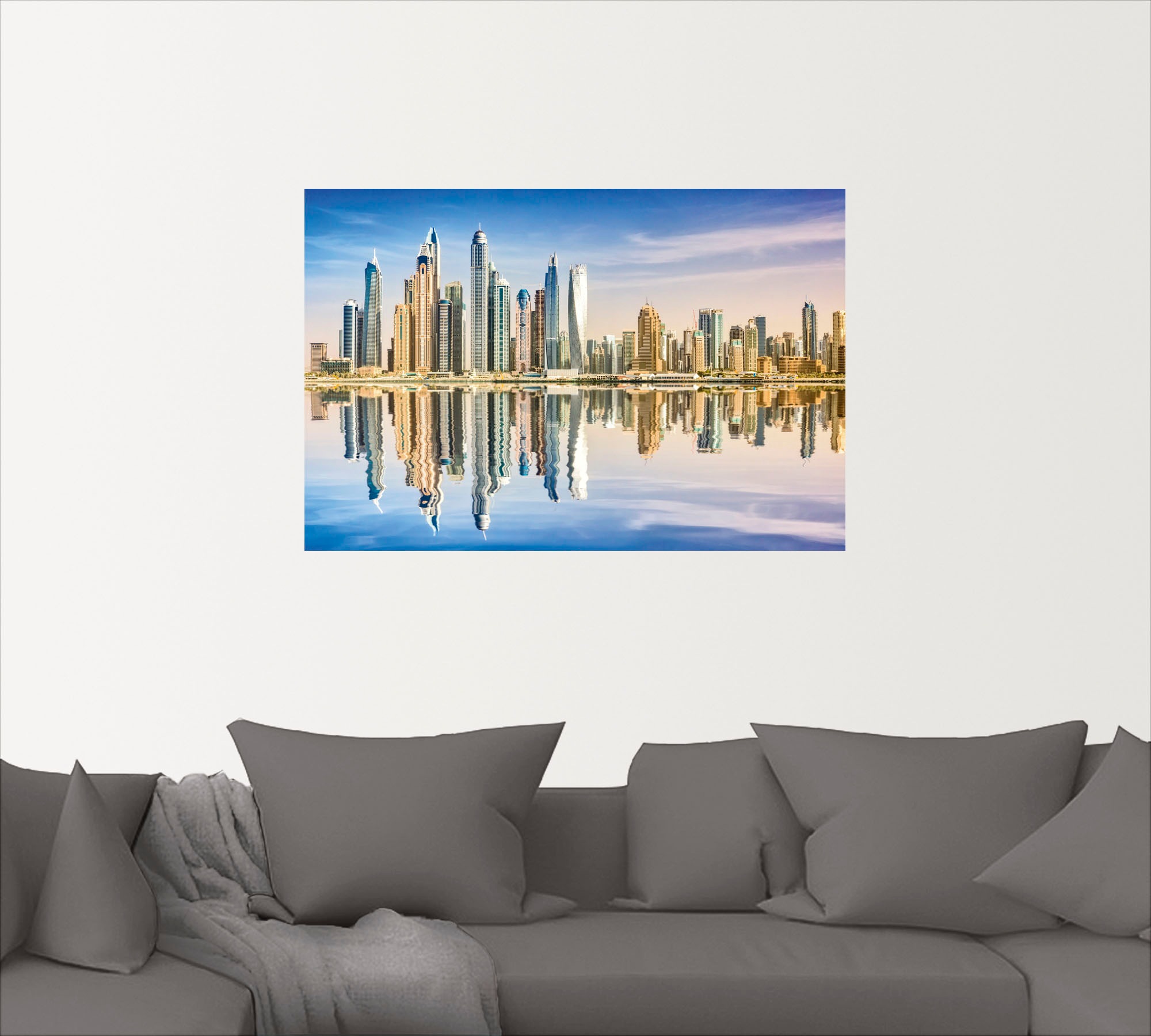 Artland Wandbild »Dubai marina«, Bilder von Asien, (1 St.), als Alubild, Leinwandbild, Wandaufkleber oder Poster in versch. Größen