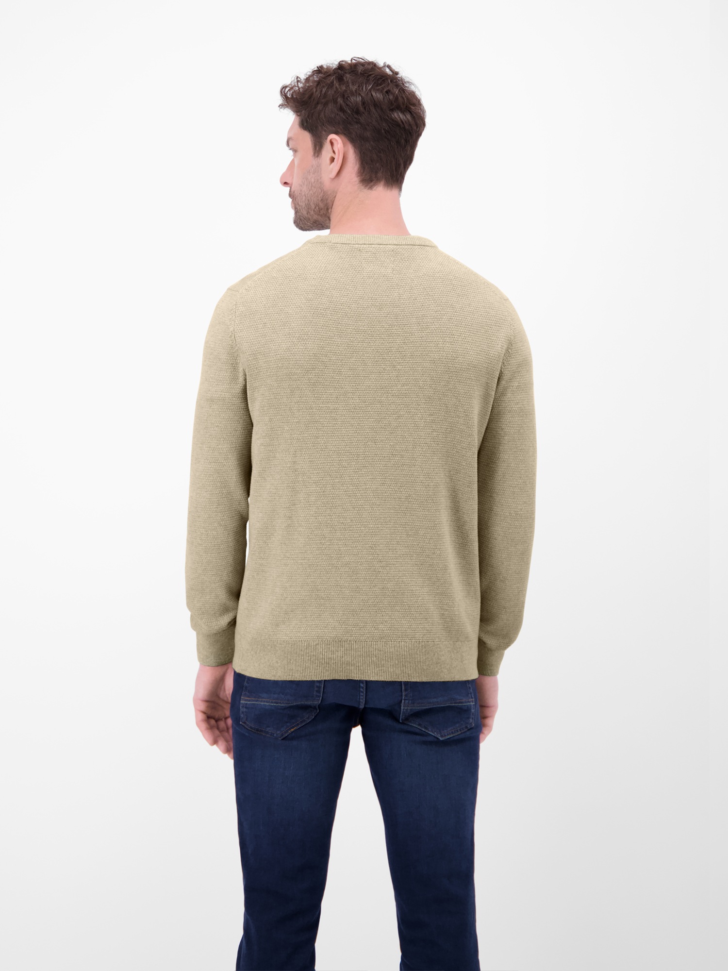 LERROS Strickpullover "LERROS Herren Strickpullover in Twist-Struktur" günstig online kaufen