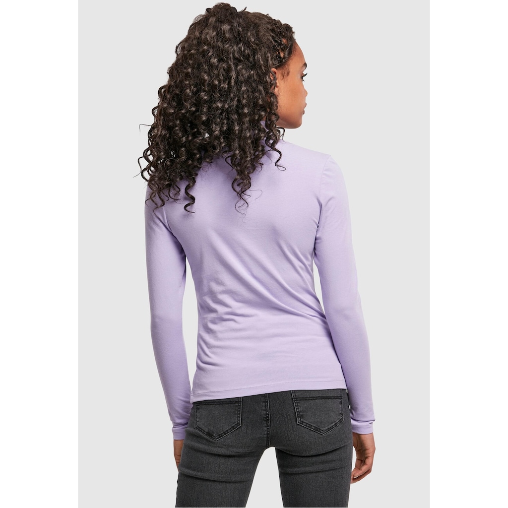 URBAN CLASSICS Langarmshirt »Urban Classics Damen Ladies Cut-Out Turtleneck Longsleeve«, (1 tlg.)