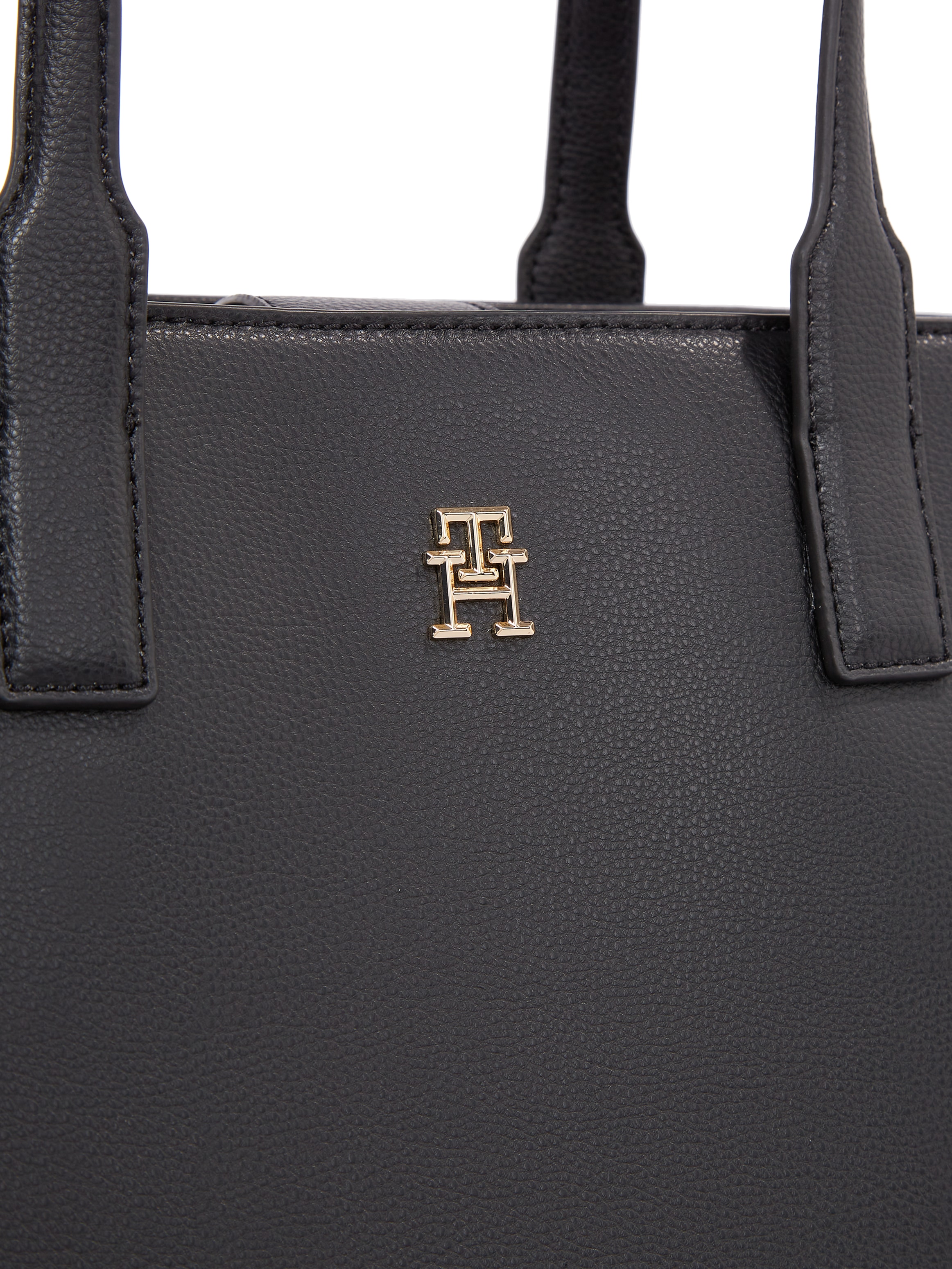 Tommy Hilfiger Schultertasche »TH SOFT LOGOTAPE SATCHEL«, Damen Umhängetasche, Henkeltasche mit TH-Logoapplikation