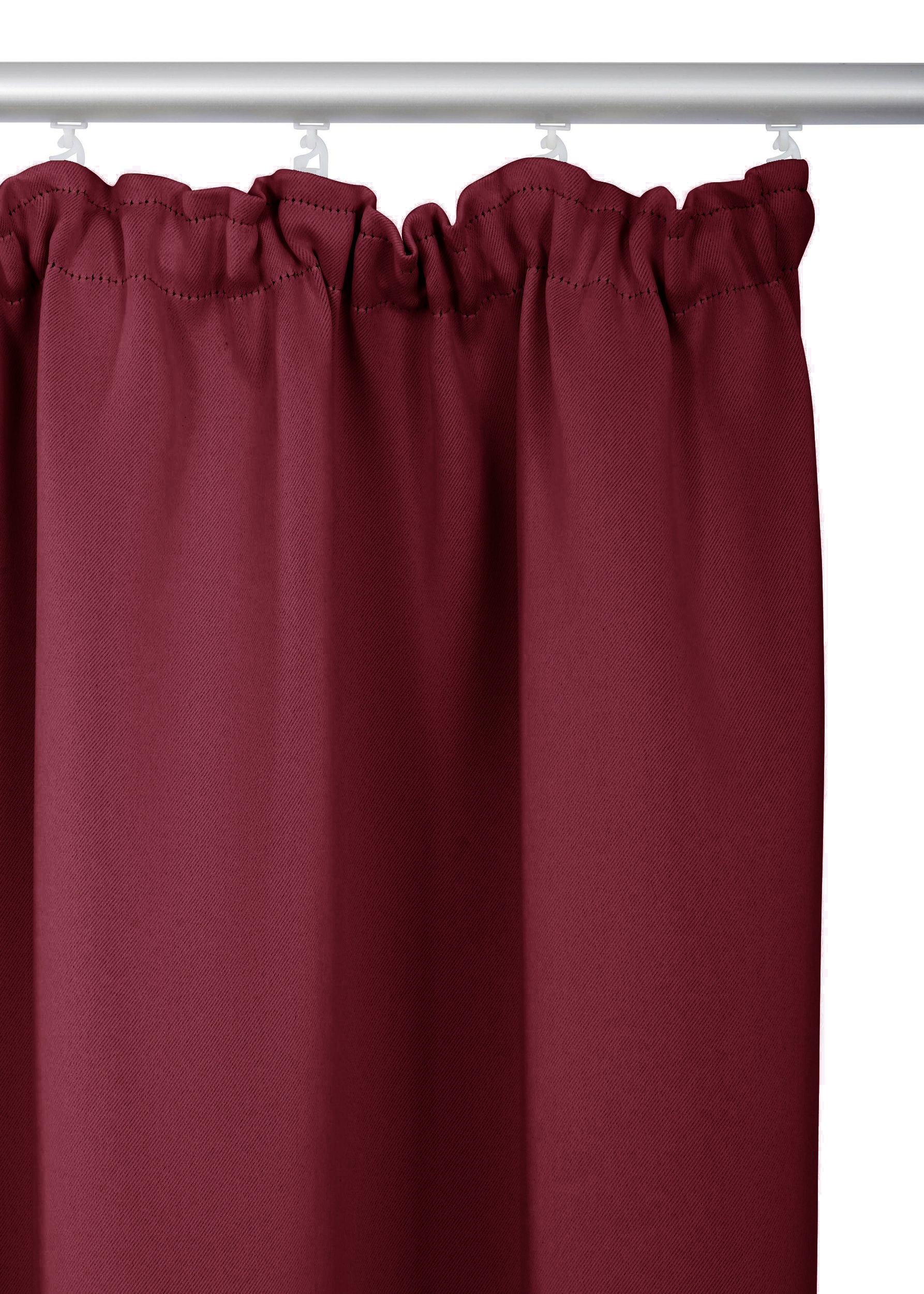 Thumbnail - my home Gardine "SOLA" Kräuselband 1 Stk. tlg. Breite:130 cm, 1 Schal, einfarbig, Verdunkelung