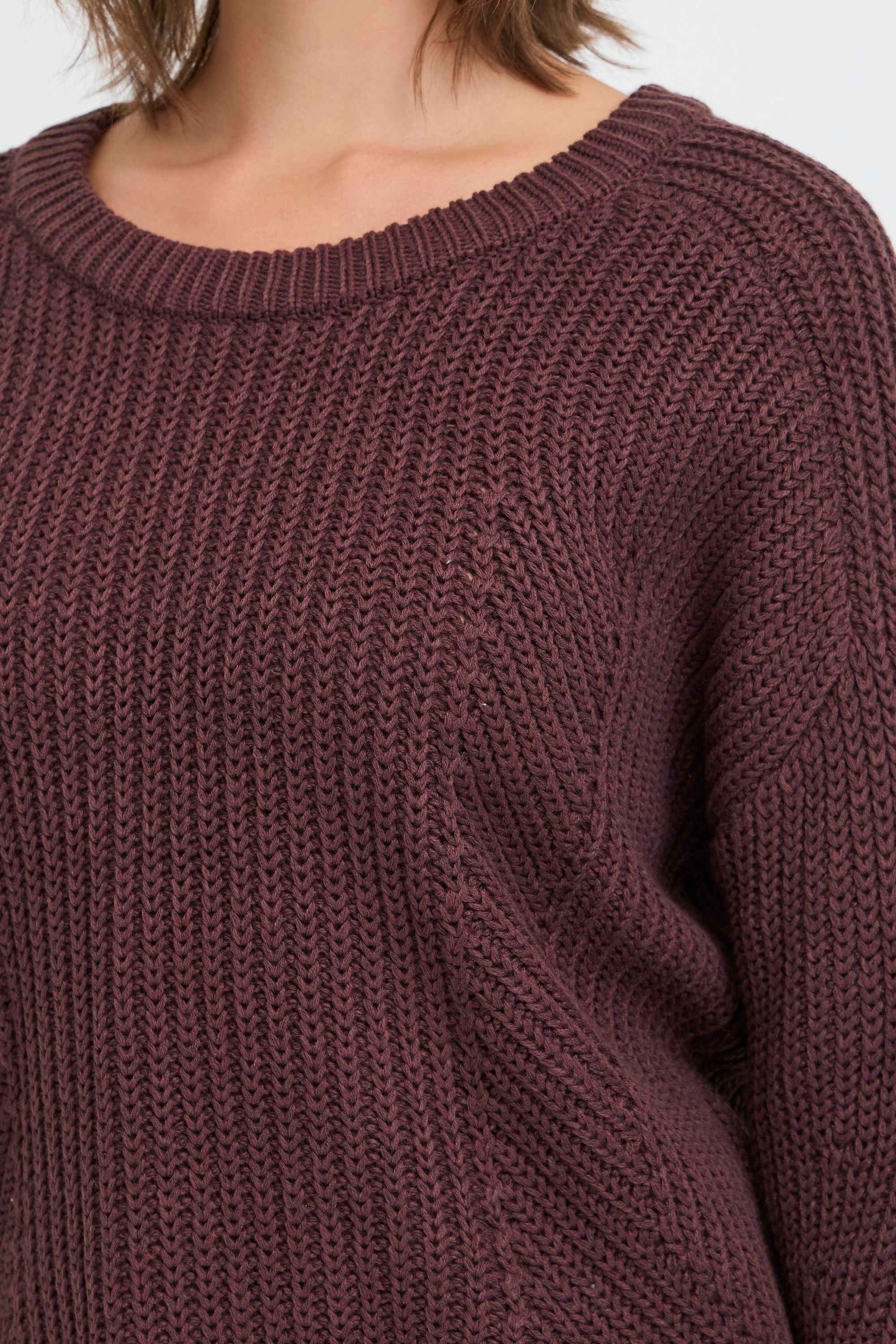 OXMO Strickfleece-Pullover »Strickpullover OXFKANNA«