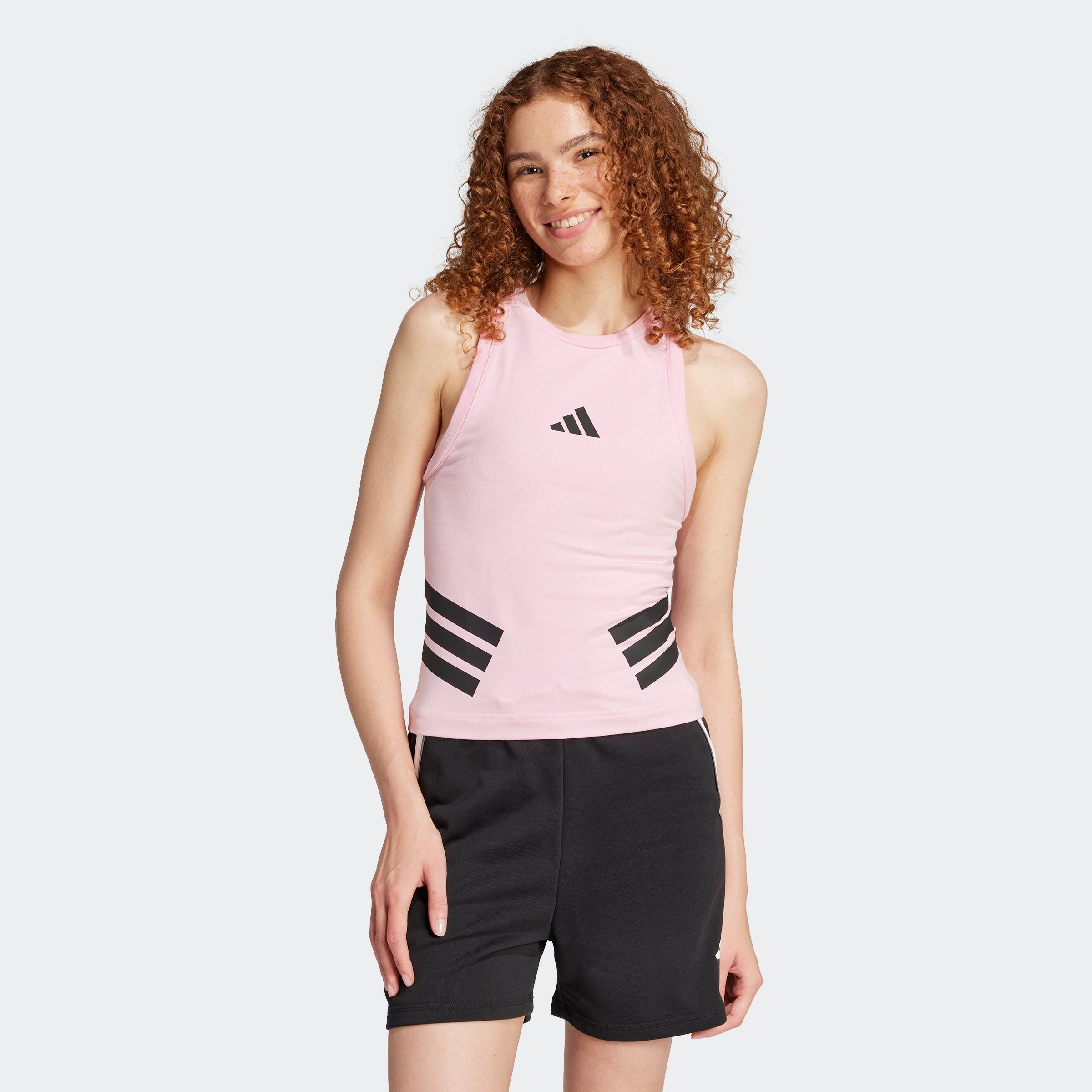 adidas Sportswear Tanktop "W FI 3S TANK" aus Single Jersey, mit Elasthan-An günstig online kaufen