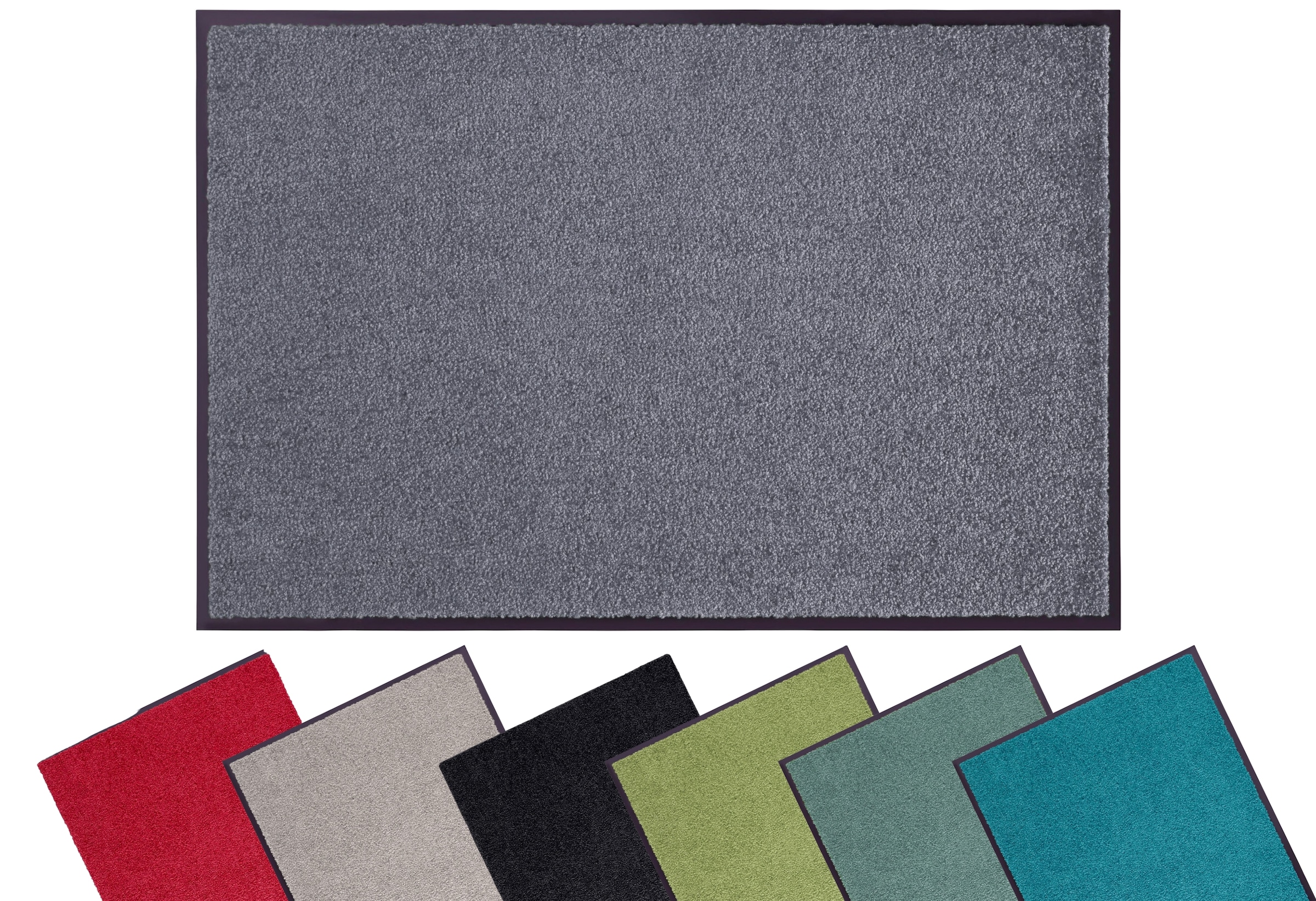 my home Fußmatte "Clean & Walk" rechteckig 7 mm Höhe Schmutzfangmatte, Türm günstig online kaufen