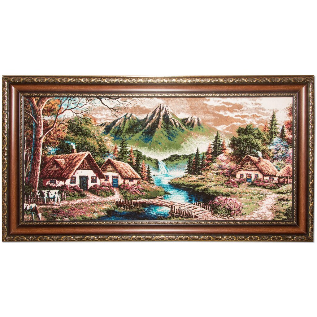 morgenland Wandteppich »Bild-Teppich Figurativ 112 x 63 cm«, rechteckig