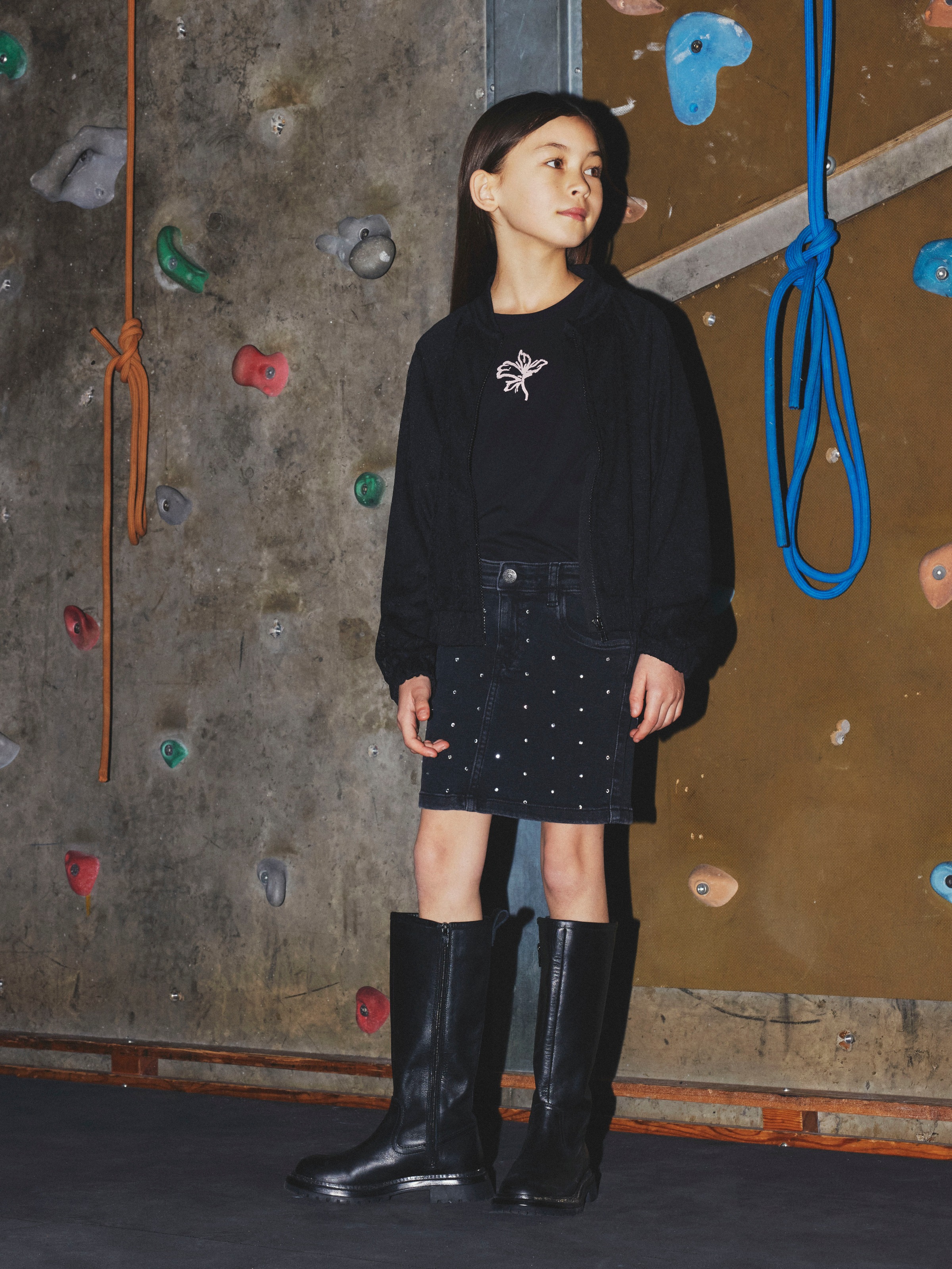 Name It Minirock »NKFNAOMI DNM RHINESTONE SKIRT 8810-BF O«