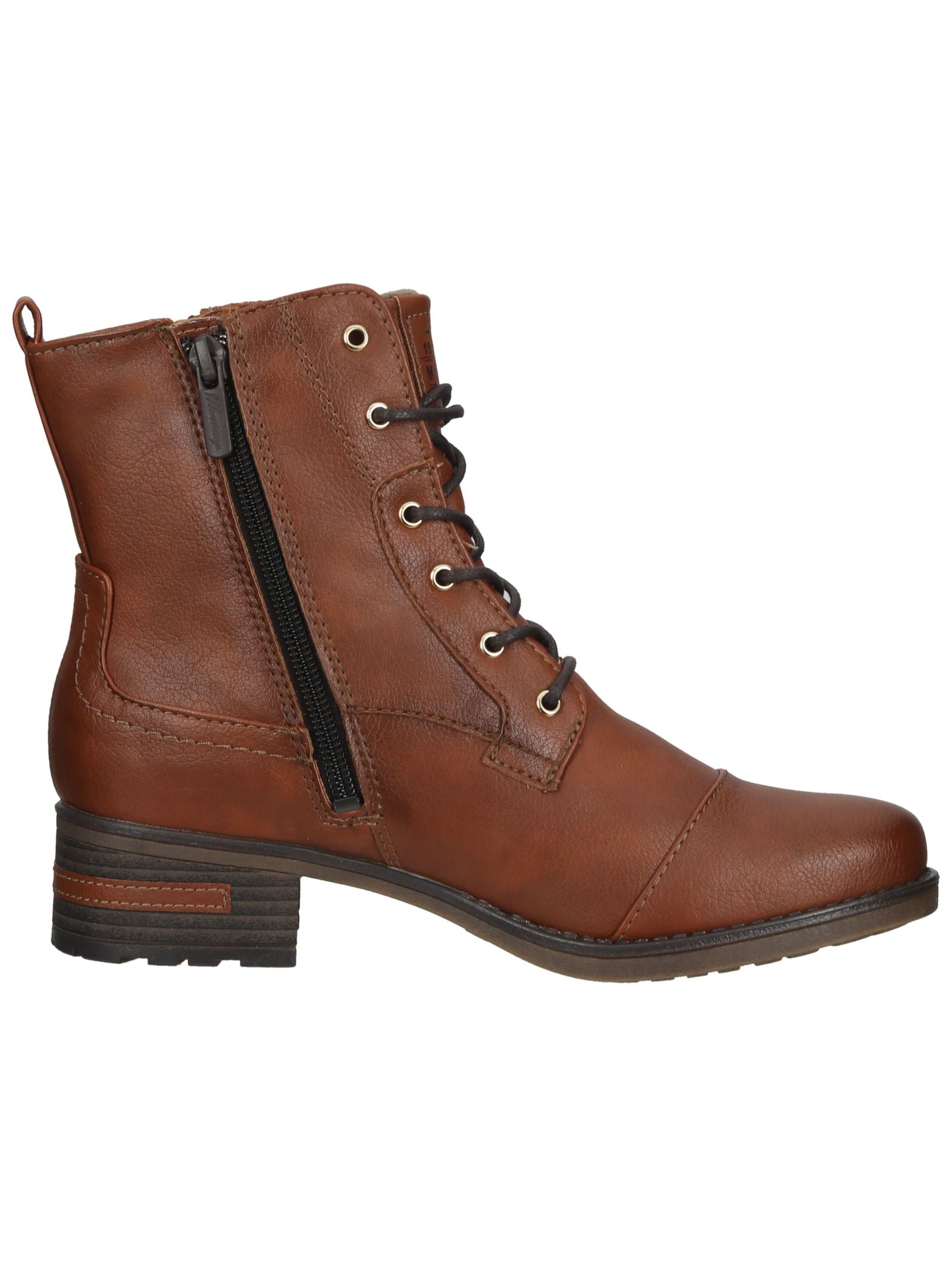 Mustang Shoes Schnürstiefelette »Mustang Shoes Stiefelette Lederimitat«